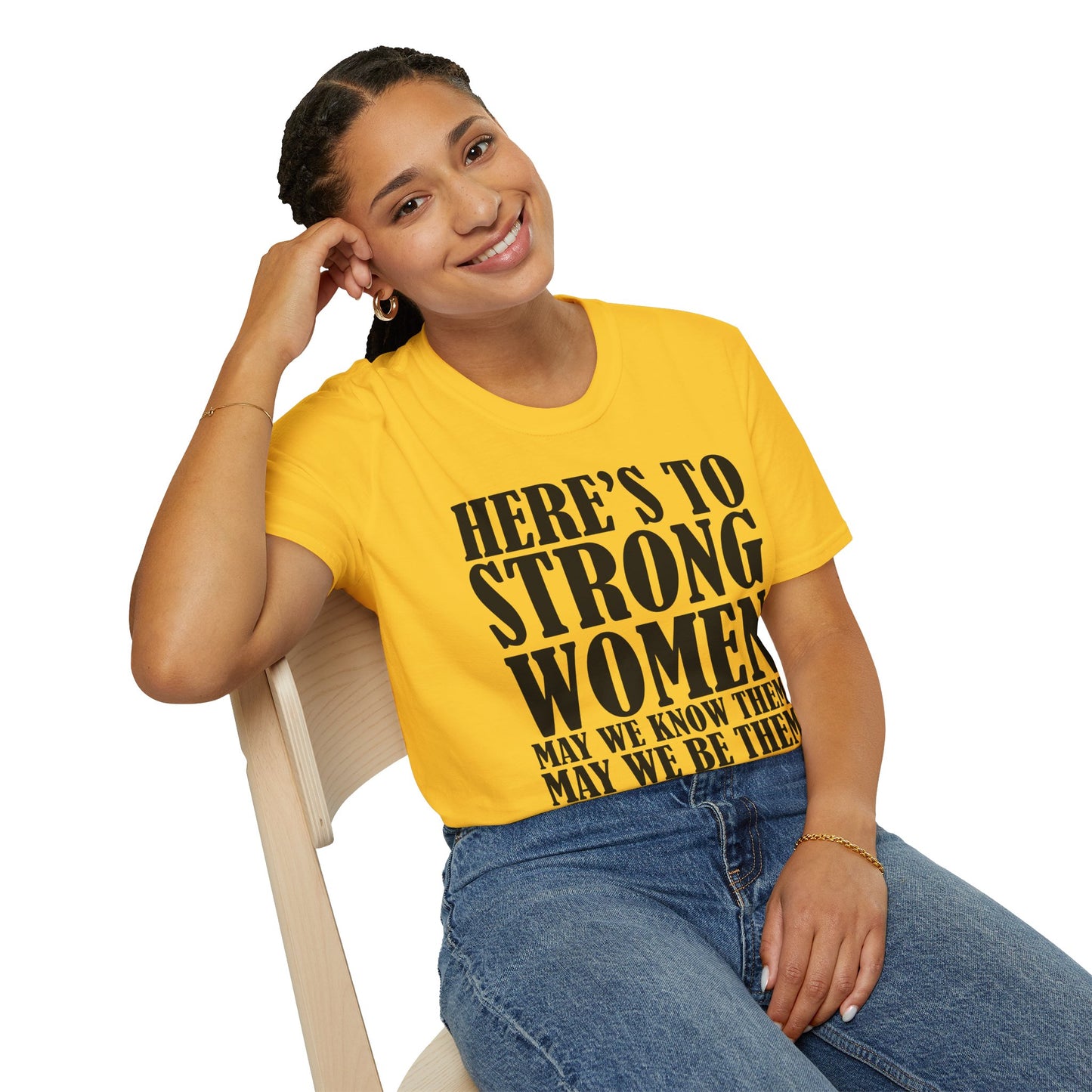 Strong Women  - Unisex Softstyle T-Shirt 100% Cotton Graphic