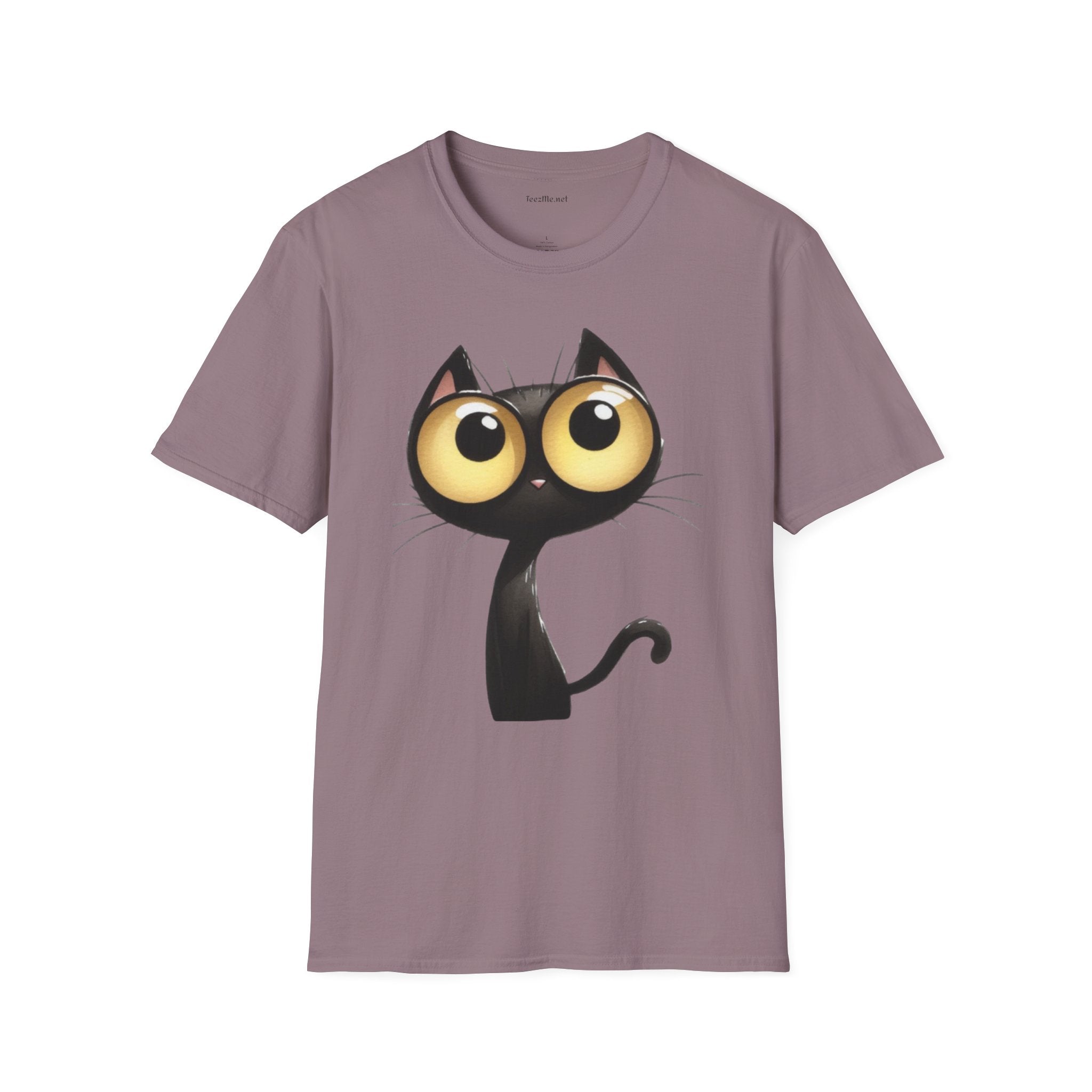 Crazy Cat 2 Unisex SoftStyle T-Shirt 100% Cotton Graphic