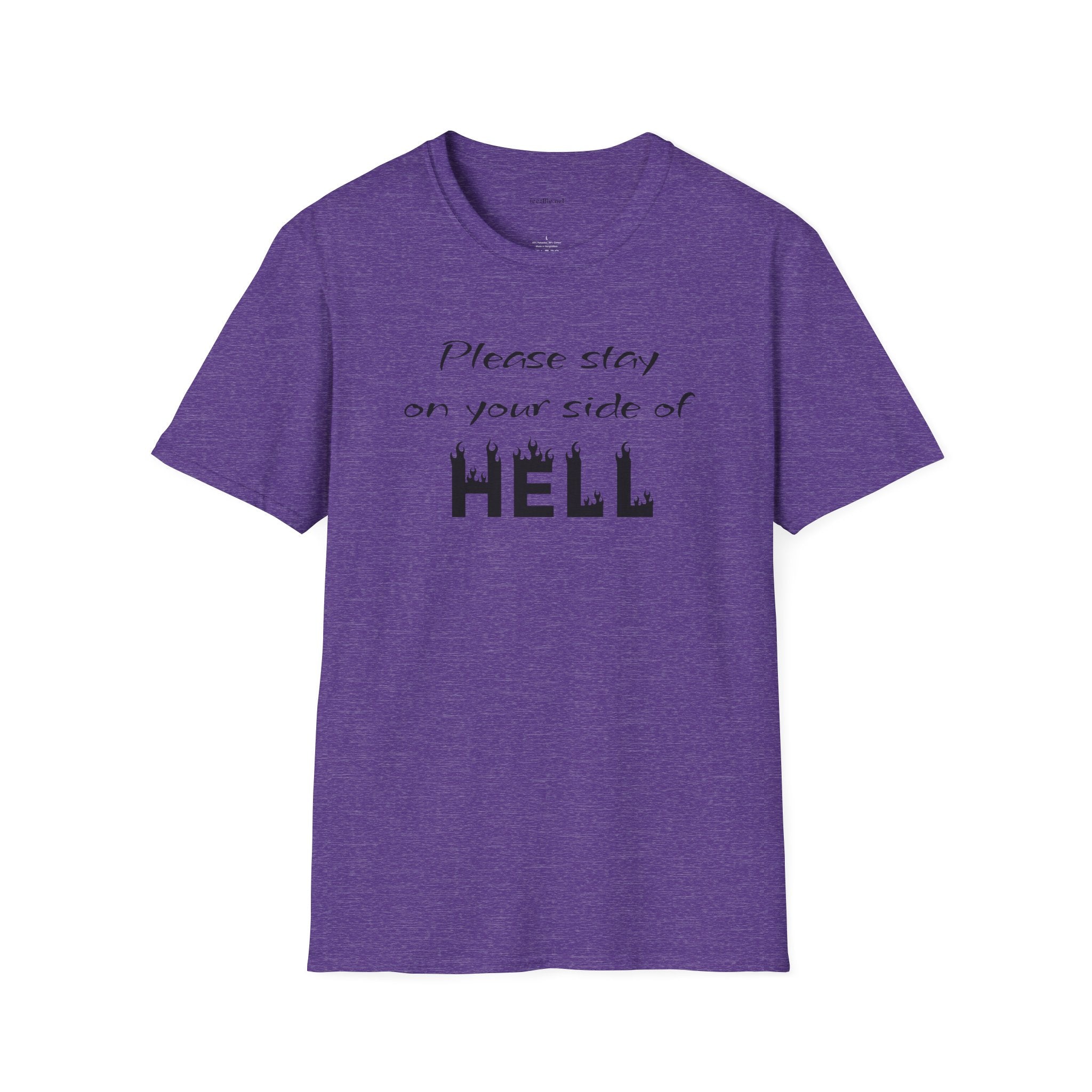 Your side of HELL  - Unisex Softstyle T-Shirt 100% Cotton Graphic