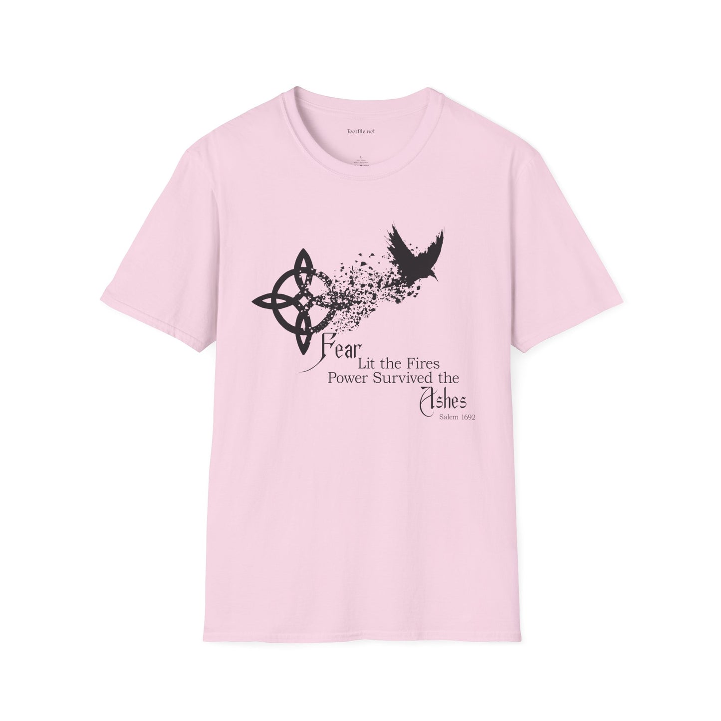 Fear Lit the Fires Unisex SoftStyle T-Shirt 100% Cotton Graphic