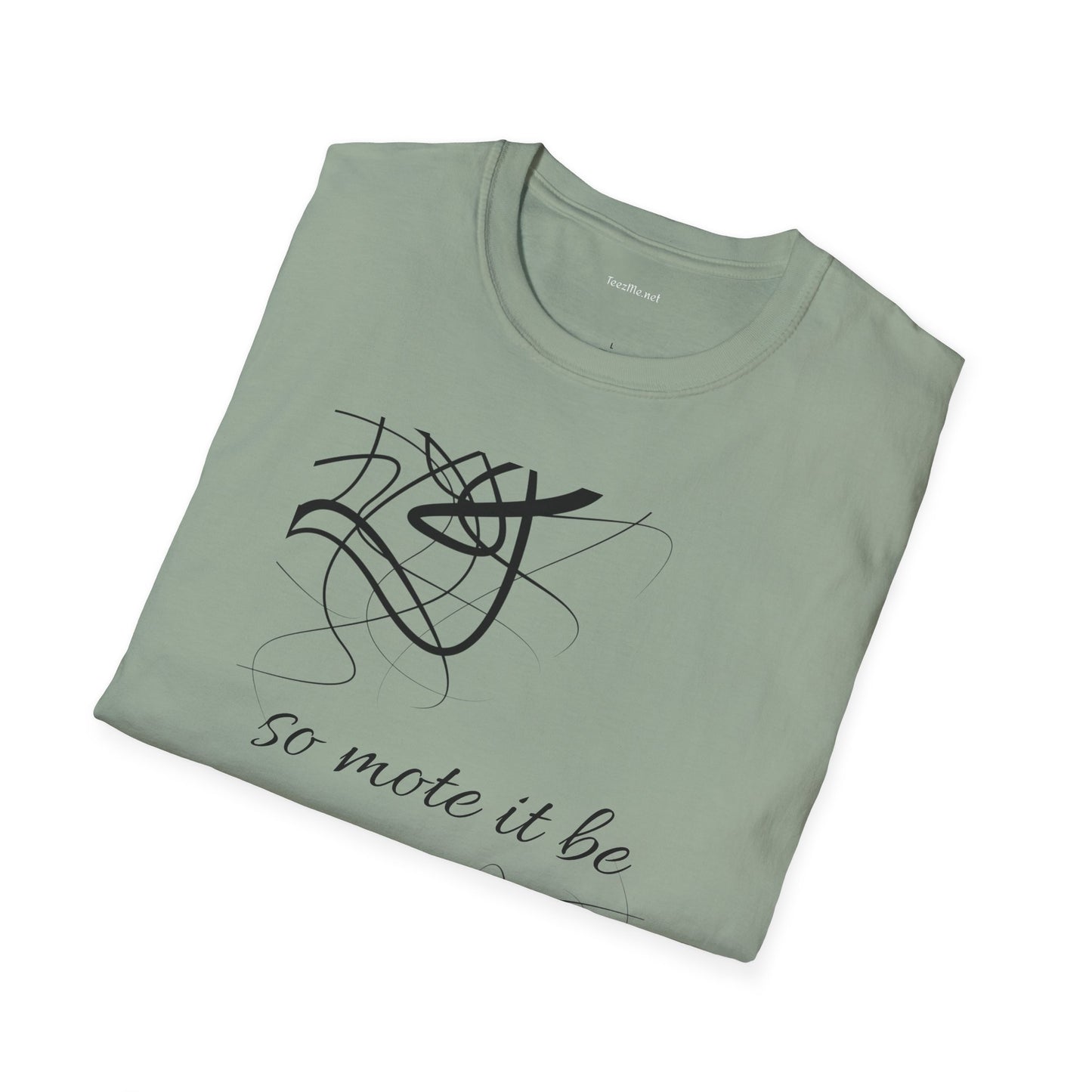 So mote it be - Unisex Softstyle T-Shirt 100% Cotton Graphic