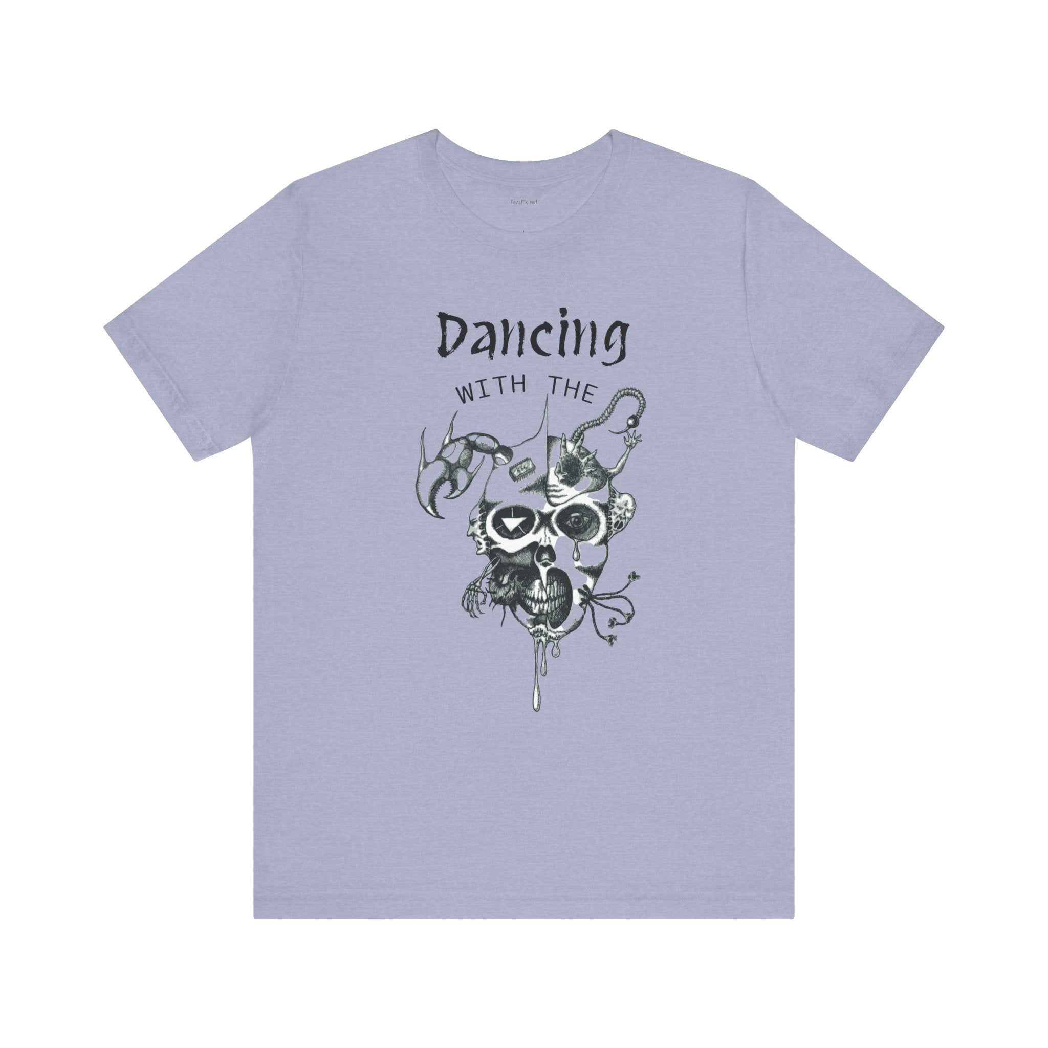 Dancing with the Devil (image) - Unisex Jersey Short Sleeve Tee