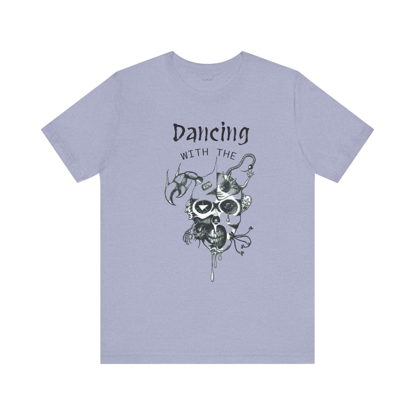 Dancing with the Devil (image) - Unisex Jersey Short Sleeve Tee