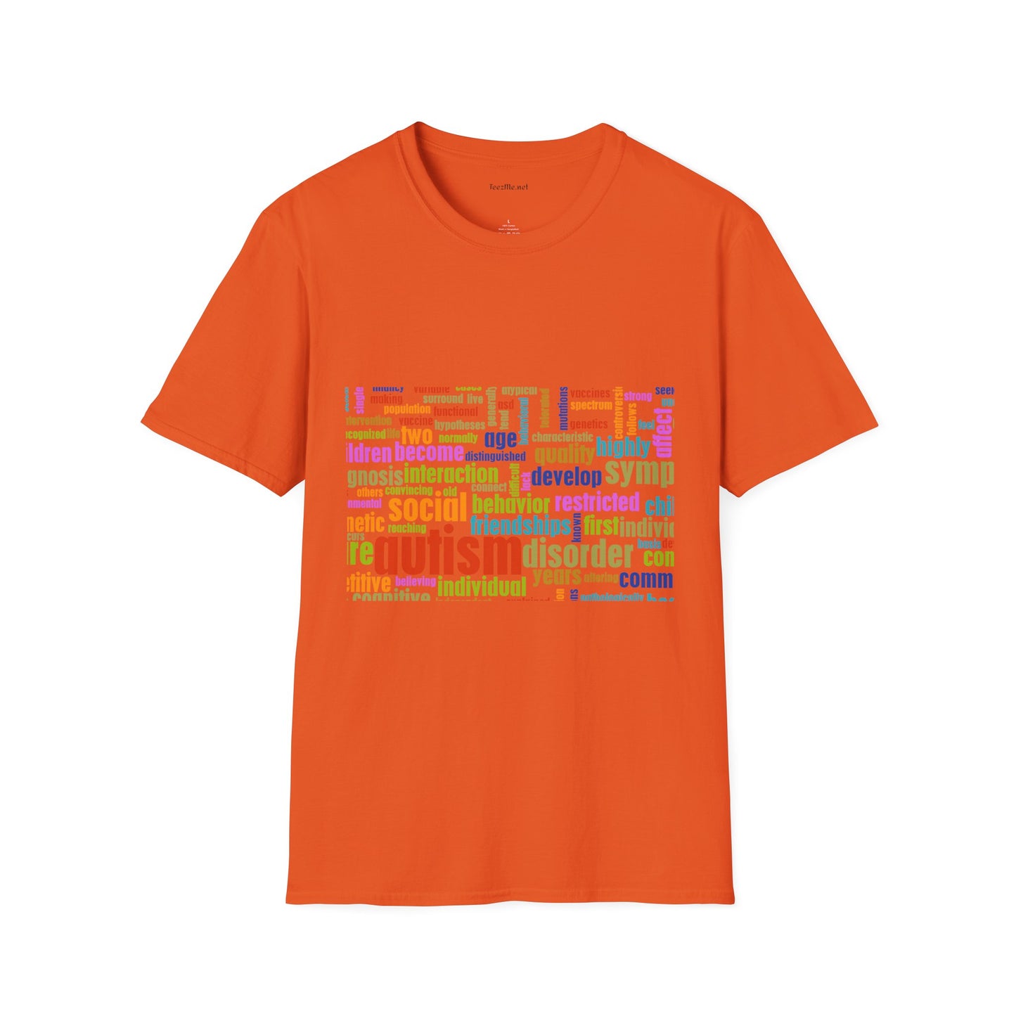 AUTISM speaks- Unisex Softstyle T-Shirt 100% Cotton Graphic