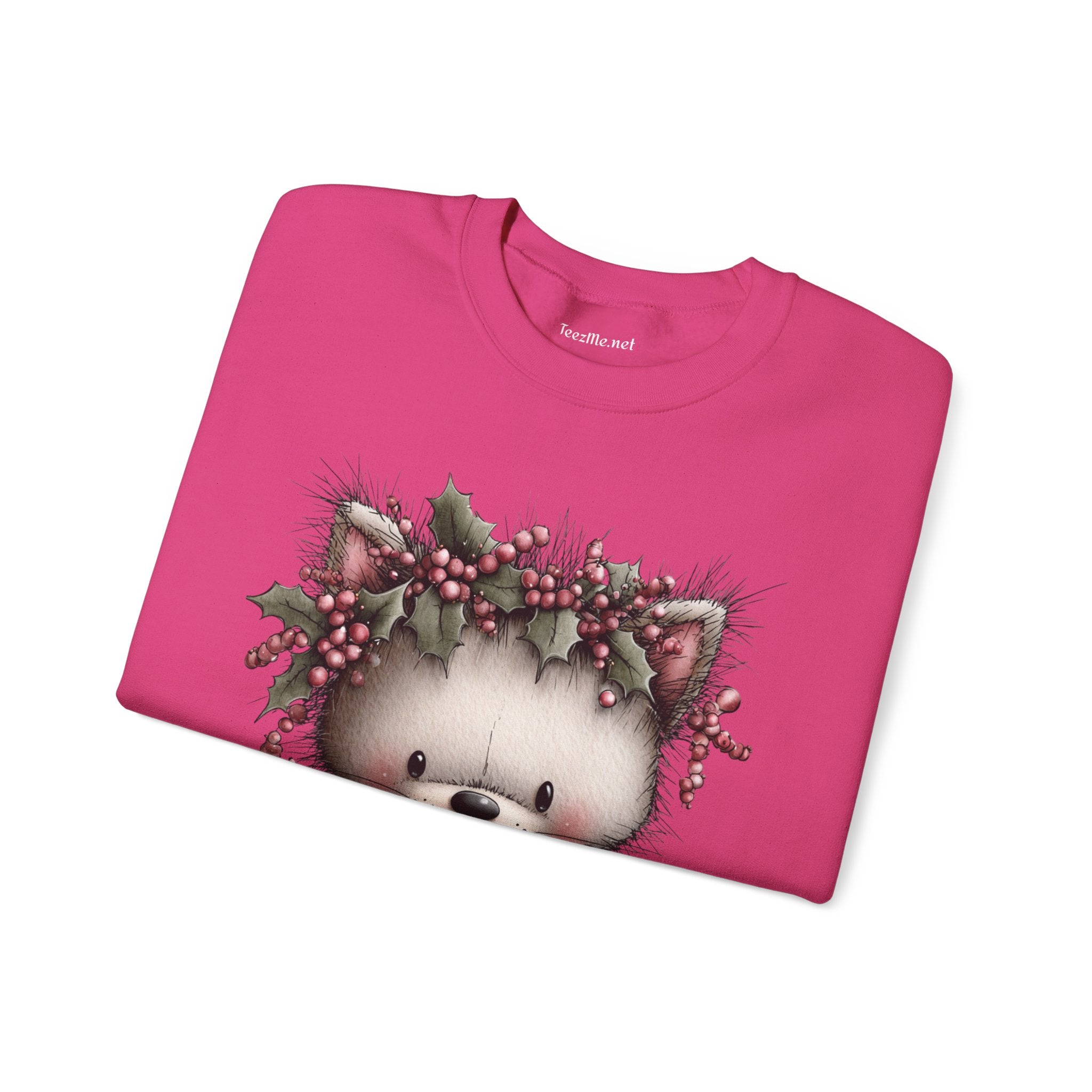 Whimsical Holiday Cat 01 Unisex Heavy Blend™ Crewneck Sweatshirt