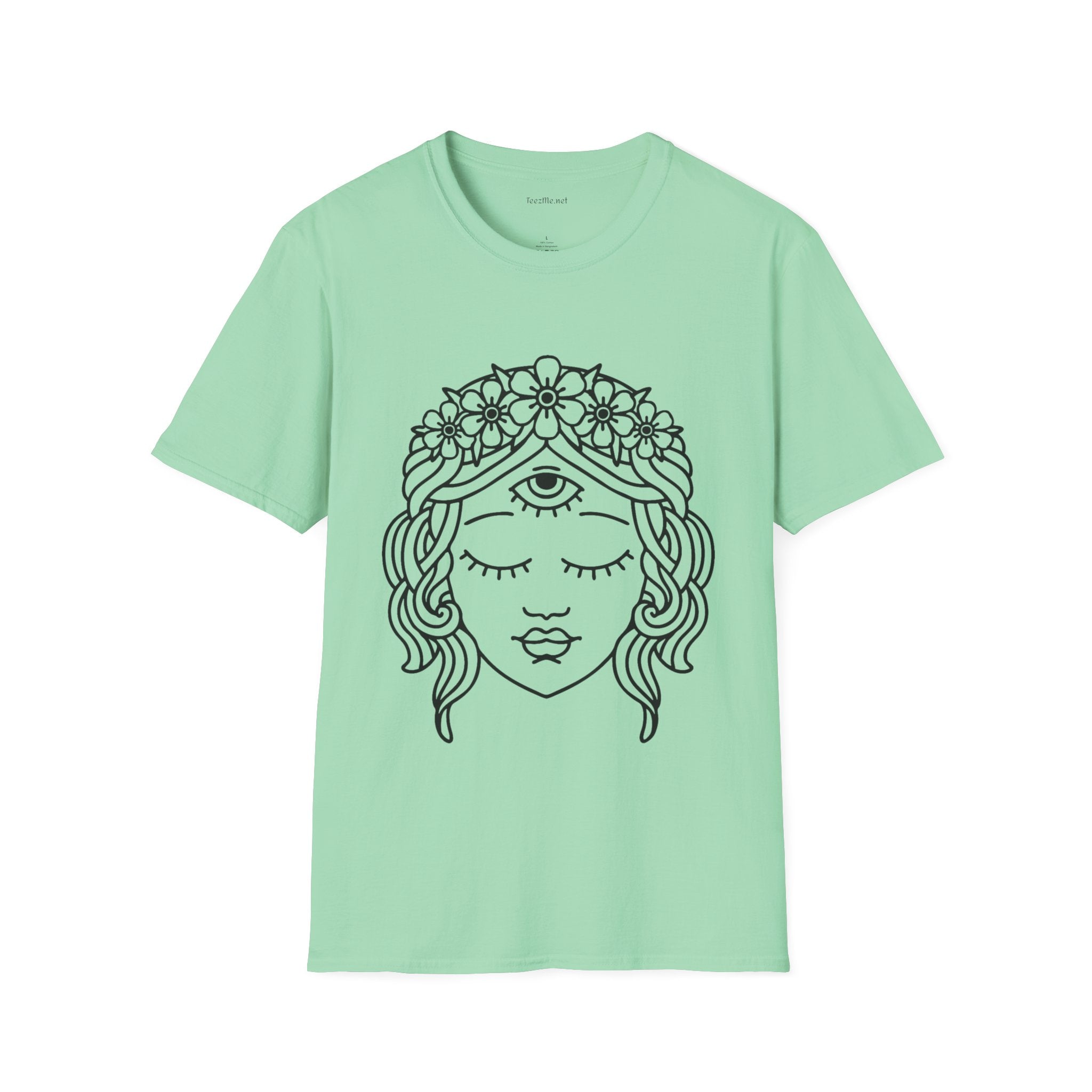 Spiritual Third Eye - Unisex Ultra Cotton Tee 100% Cotton Graphic