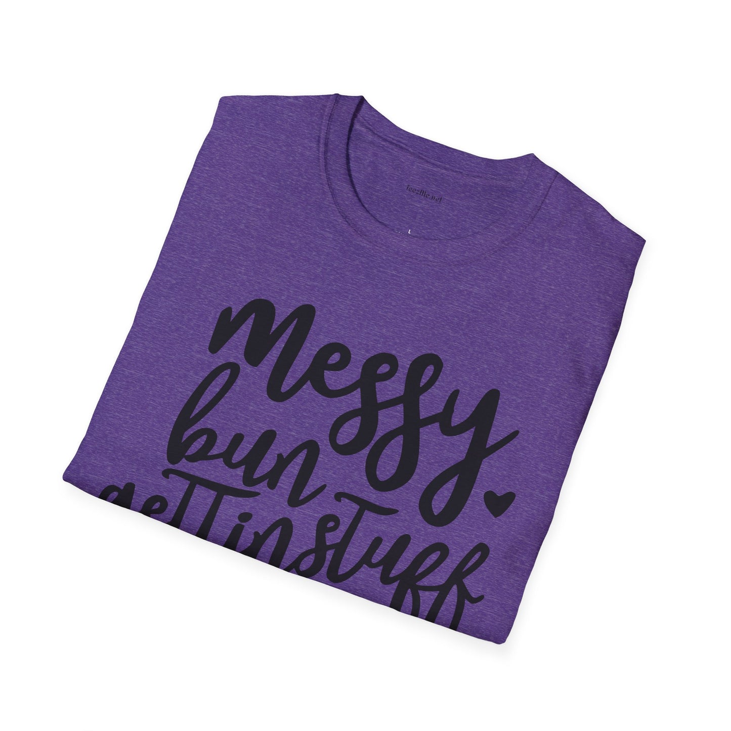 Messy Bun  - Unisex Softstyle T-Shirt 100% Cotton Graphic