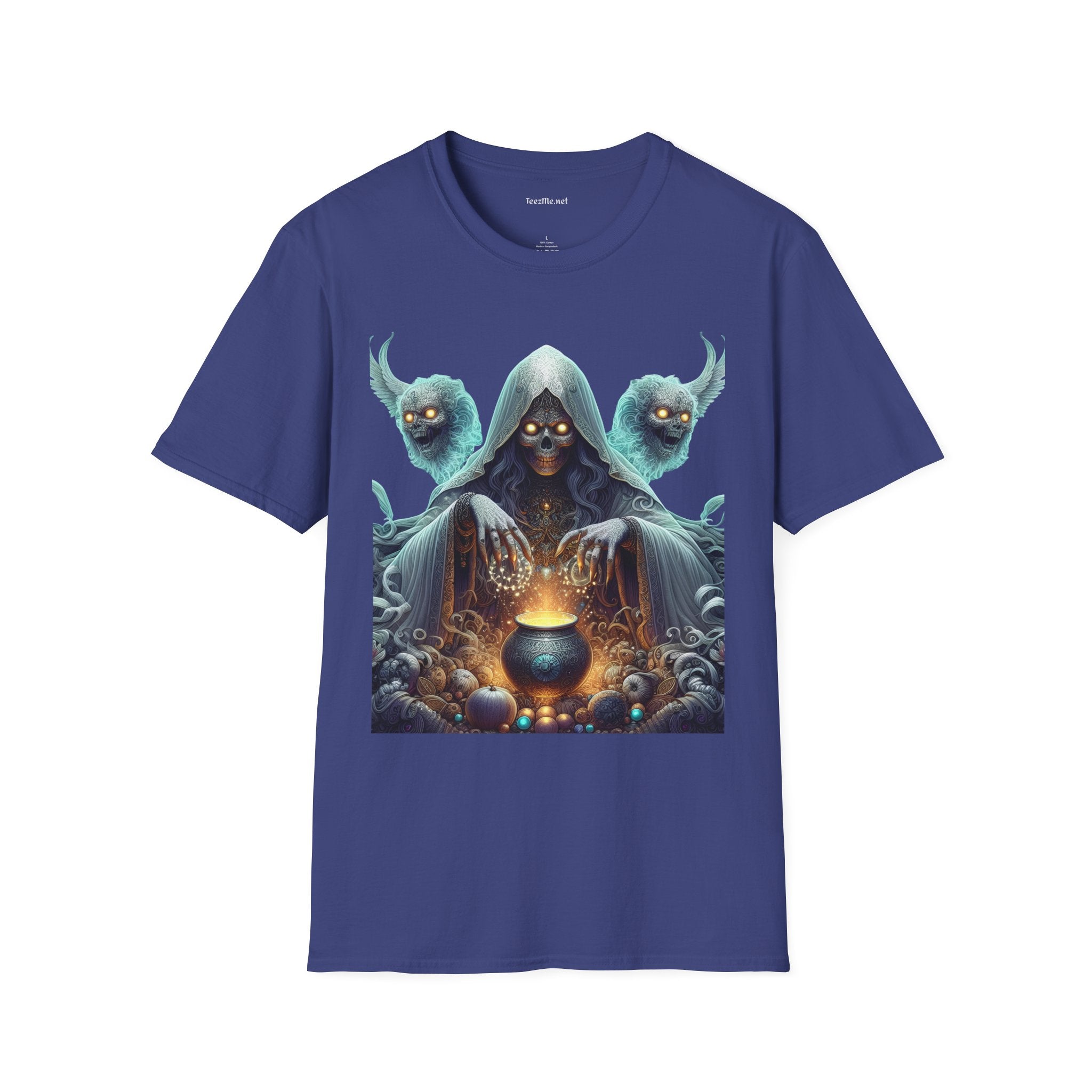 Anime Witch (4) Unisex Softstyle T-Shirt 100% Cotton Graphic