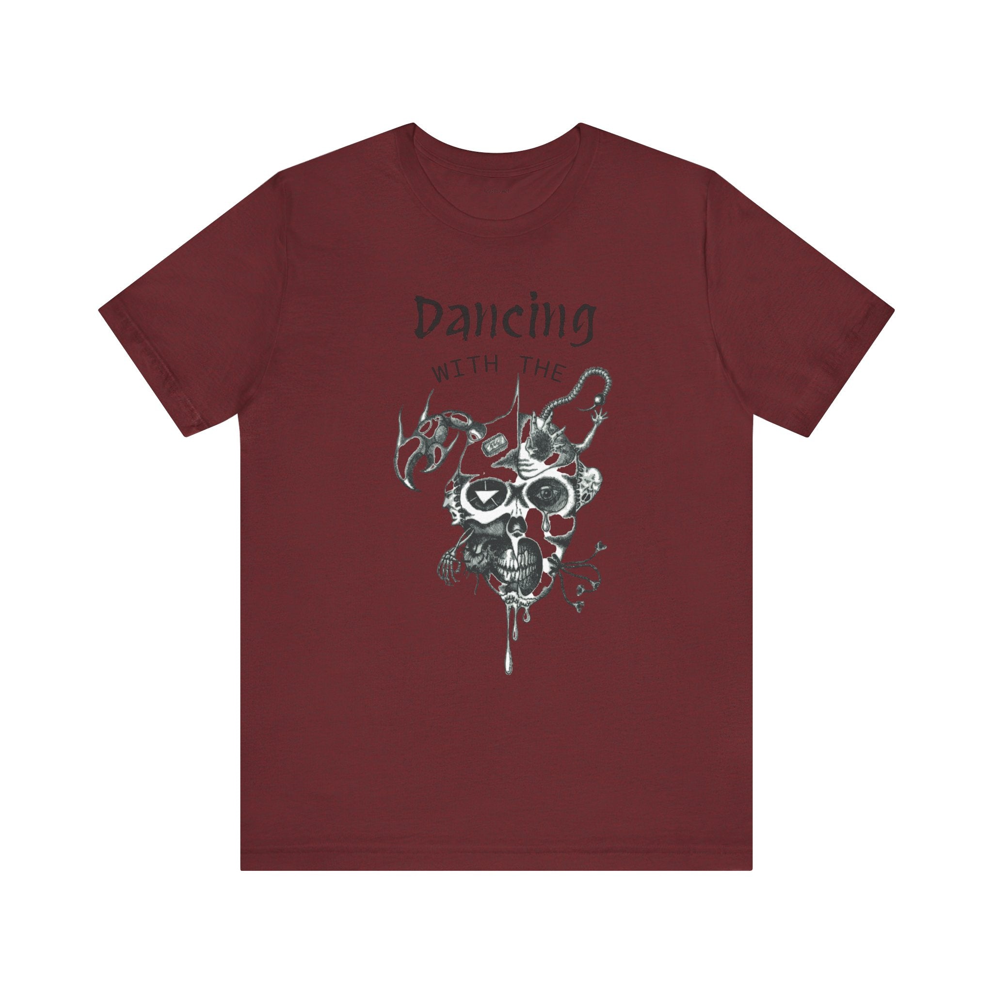 Dancing with the Devil (image) - Unisex Jersey Short Sleeve Tee