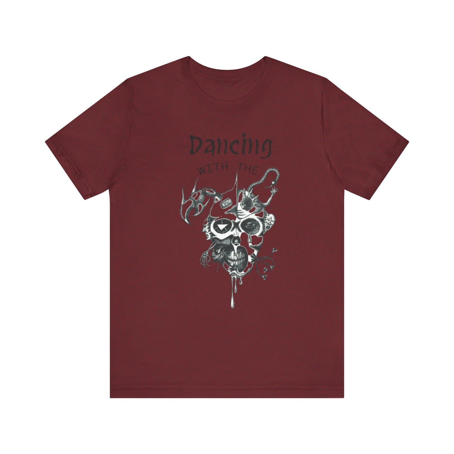 Dancing with the Devil (image) - Unisex Jersey Short Sleeve Tee