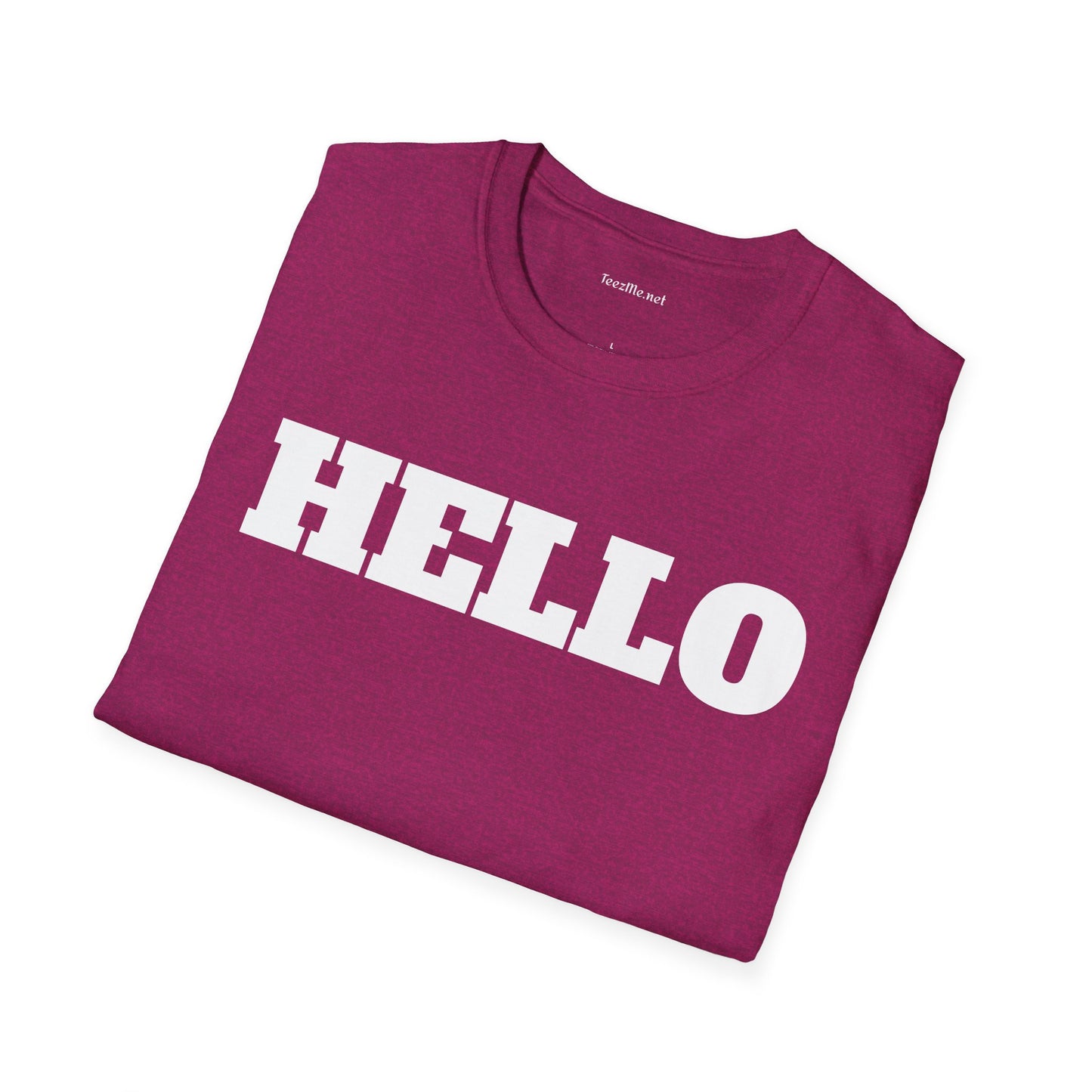 HELLO - Unisex Softstyle T-Shirt 100% Cotton Graphic