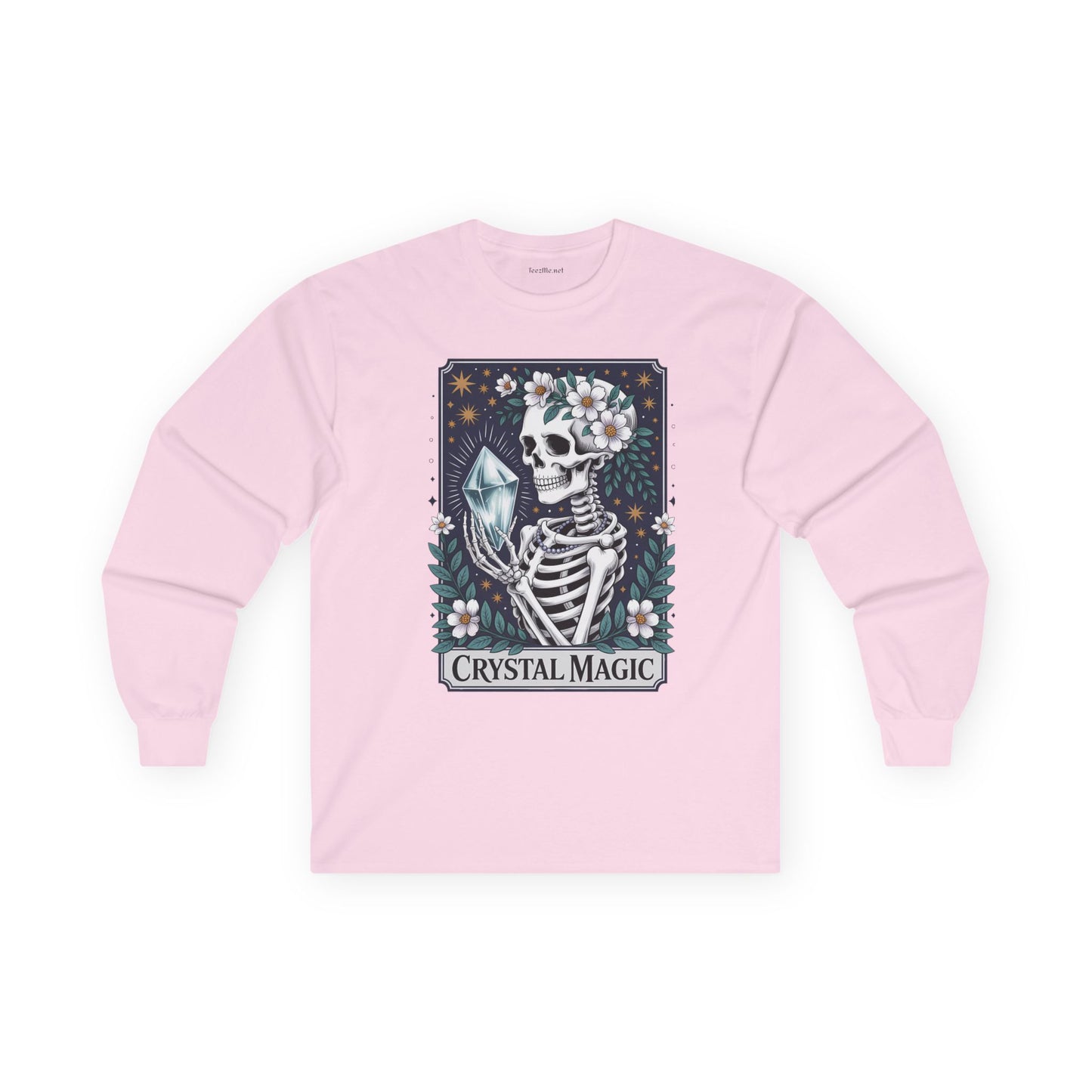 Crystal Magic Skeleton Unisex Ultra Cotton Long Sleeve Tee
