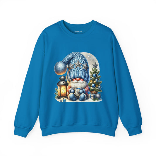Cozy Christmas Gnome Unisex Heavy Blend™ Crewneck Sweatshirt