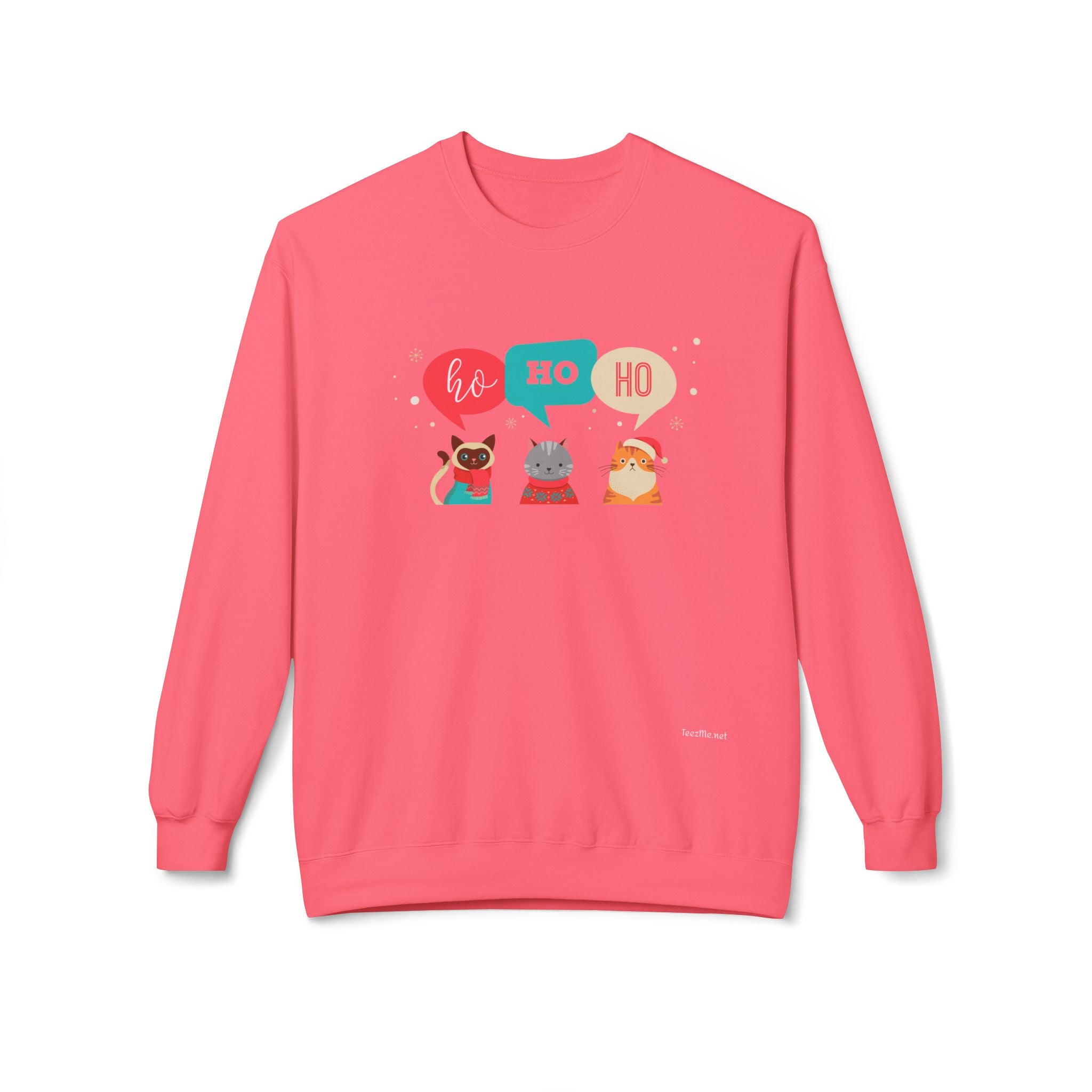 Ho Ho Ho - Unisex Midweight Softstyle Fleece Crewneck Sweatshirt