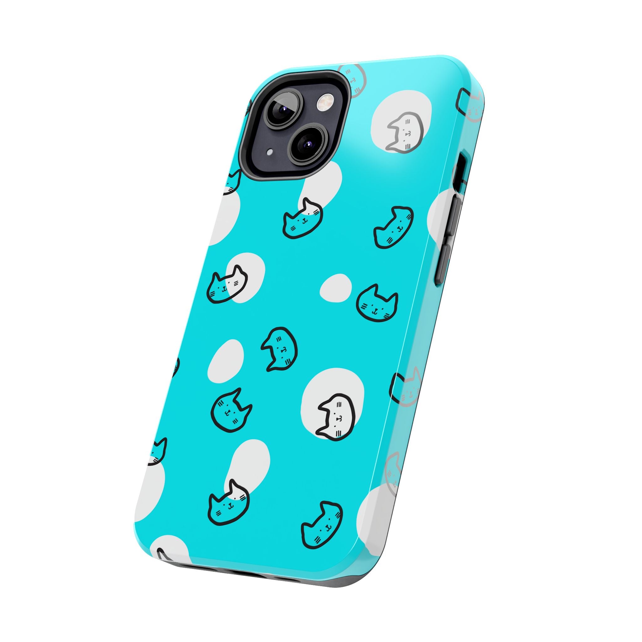 Cute Cat Pattern Cell Phone Case Tough Phone Cases