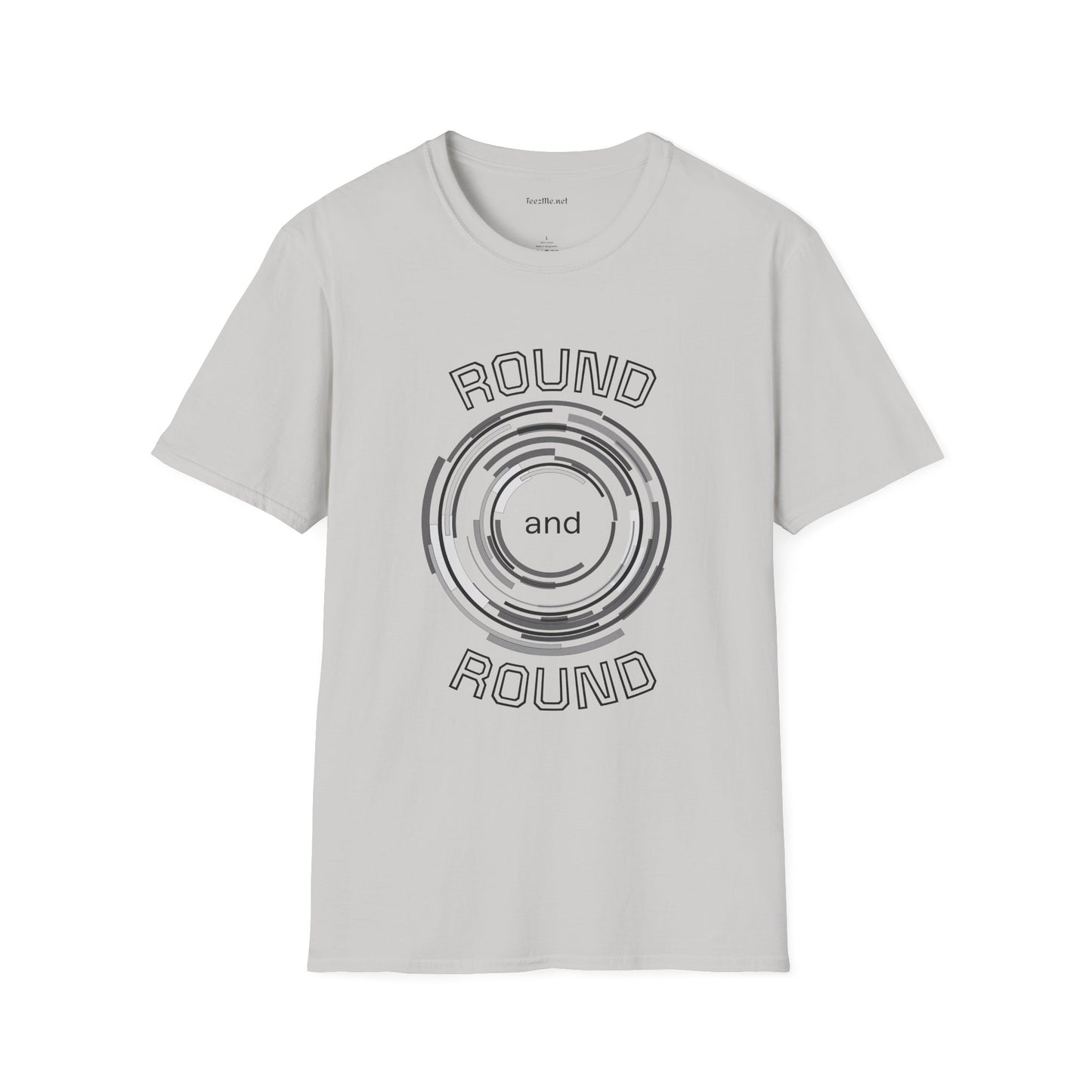 Round and Round - Unisex Softstyle T-Shirt 100% Cotton Graphic