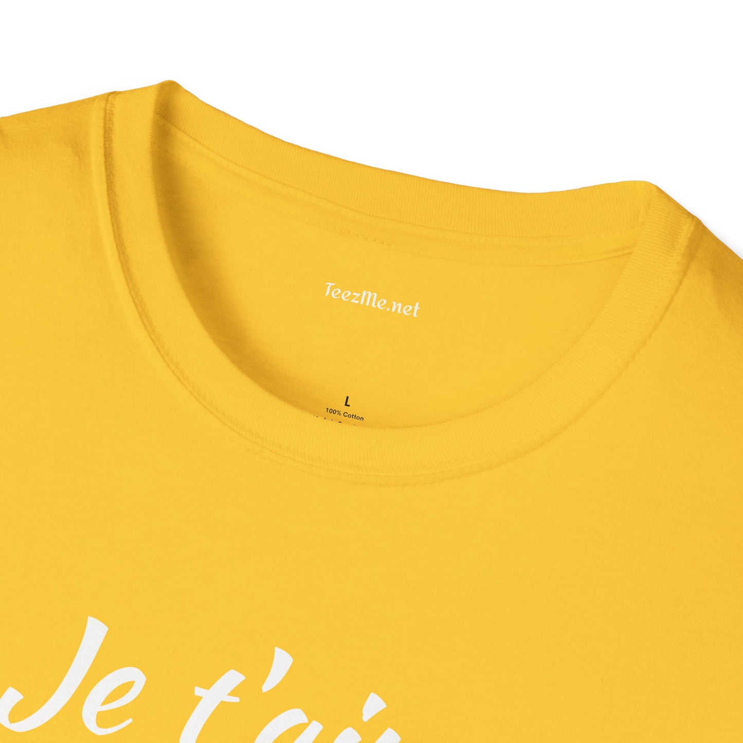 Je t'aime - Unisex Softstyle T-Shirt 100% Cotton Graphic