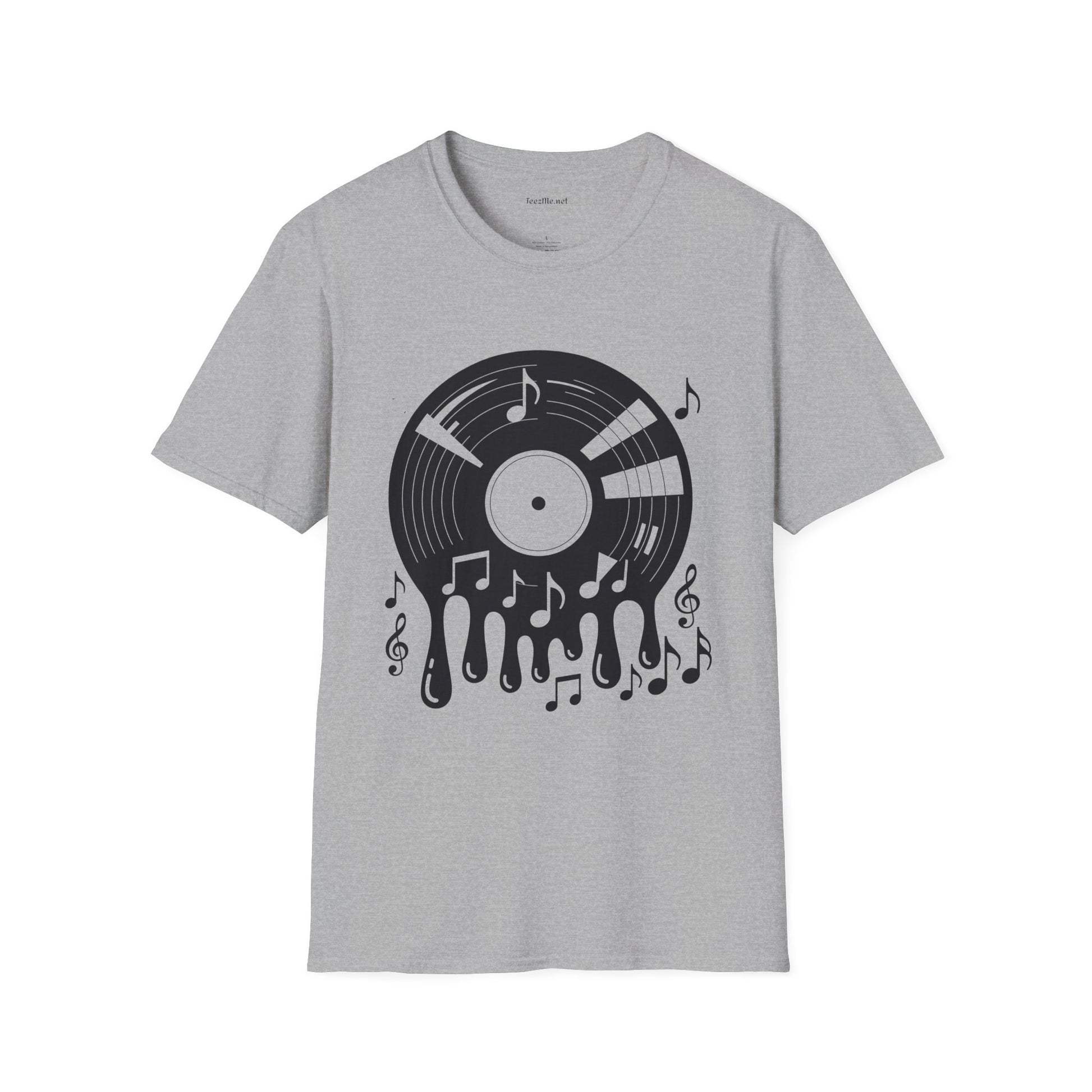 Spinning Vinyl Unisex Softstyle T-Shirt 100% Cotton Graphic