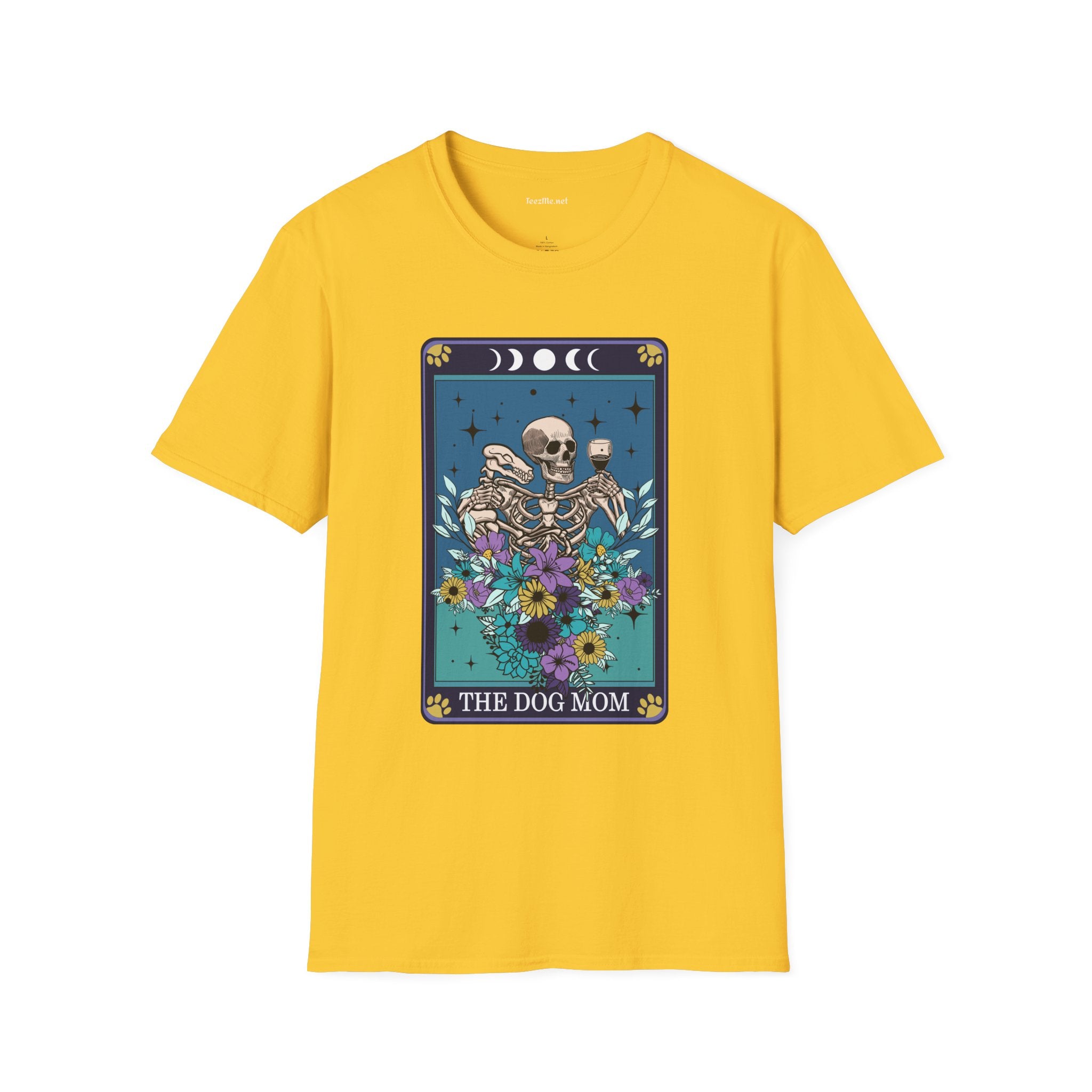 The Dog Mom Unisex Softstyle T-Shirt 100% Cotton #tarot
