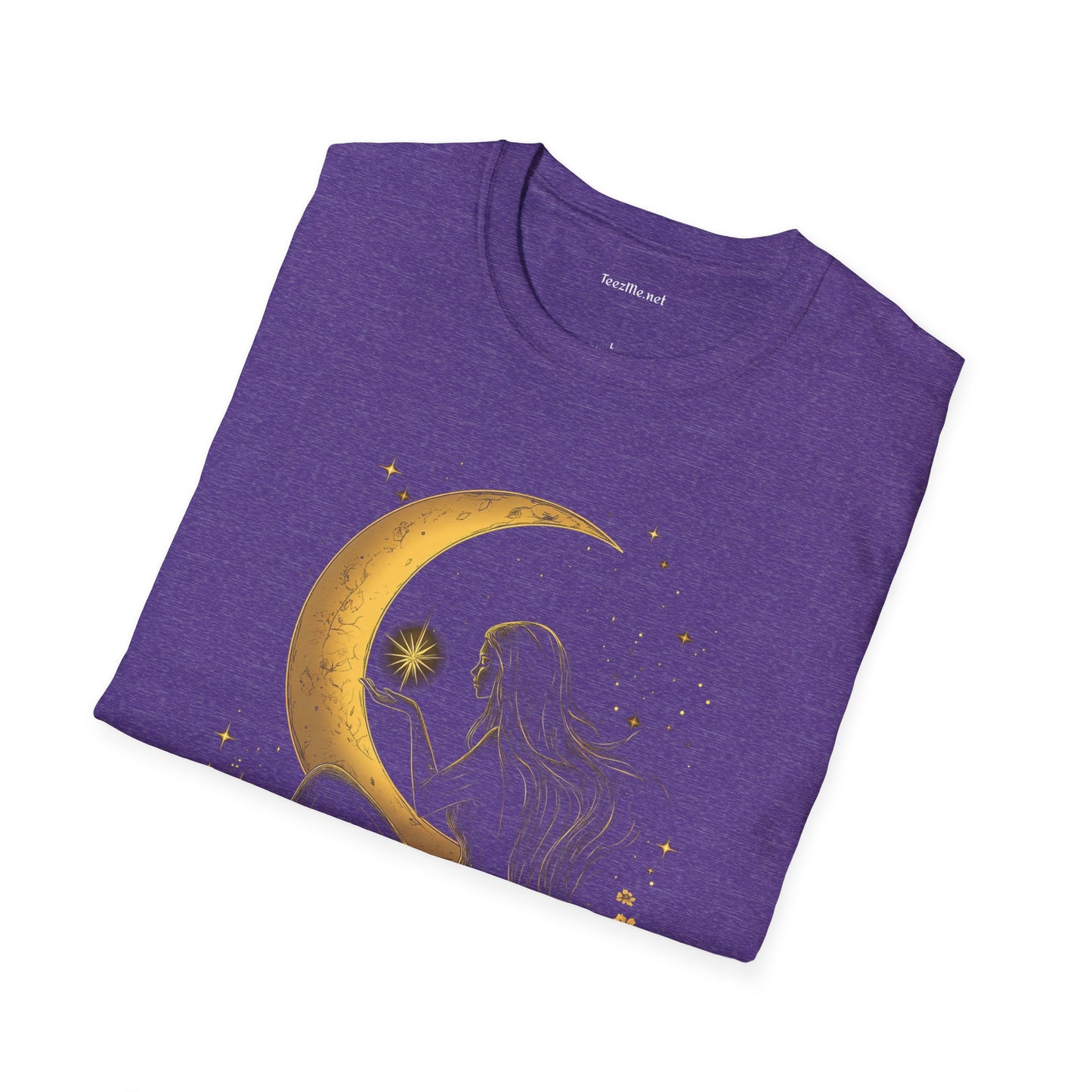 Moon Goddess - Unisex Softstyle T-Shirt 100% Cotton Graphic