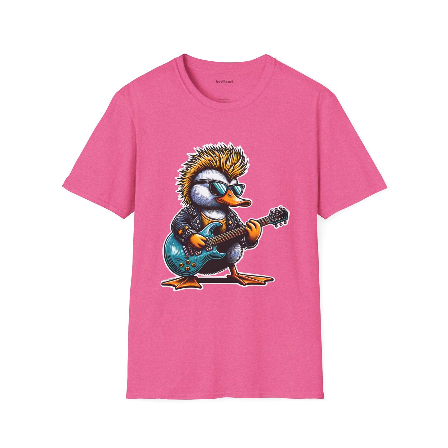 Rockn' Duck Unisex Softstyle T-Shirt 100% Cotton Graphic