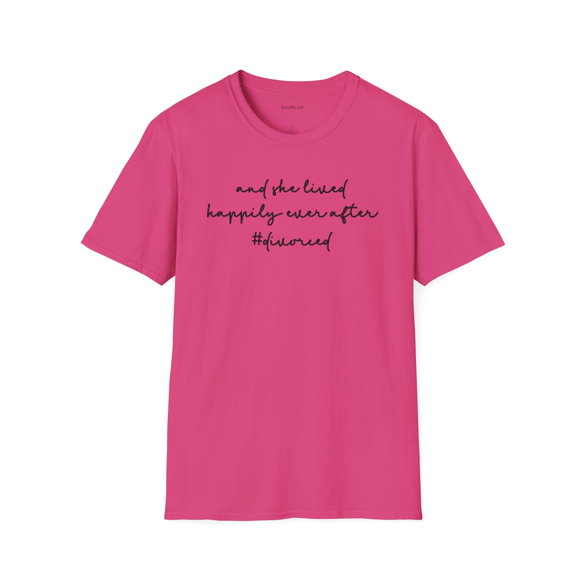 #divorced Unisex Softstyle T-Shirt 100% Cotton Graphic