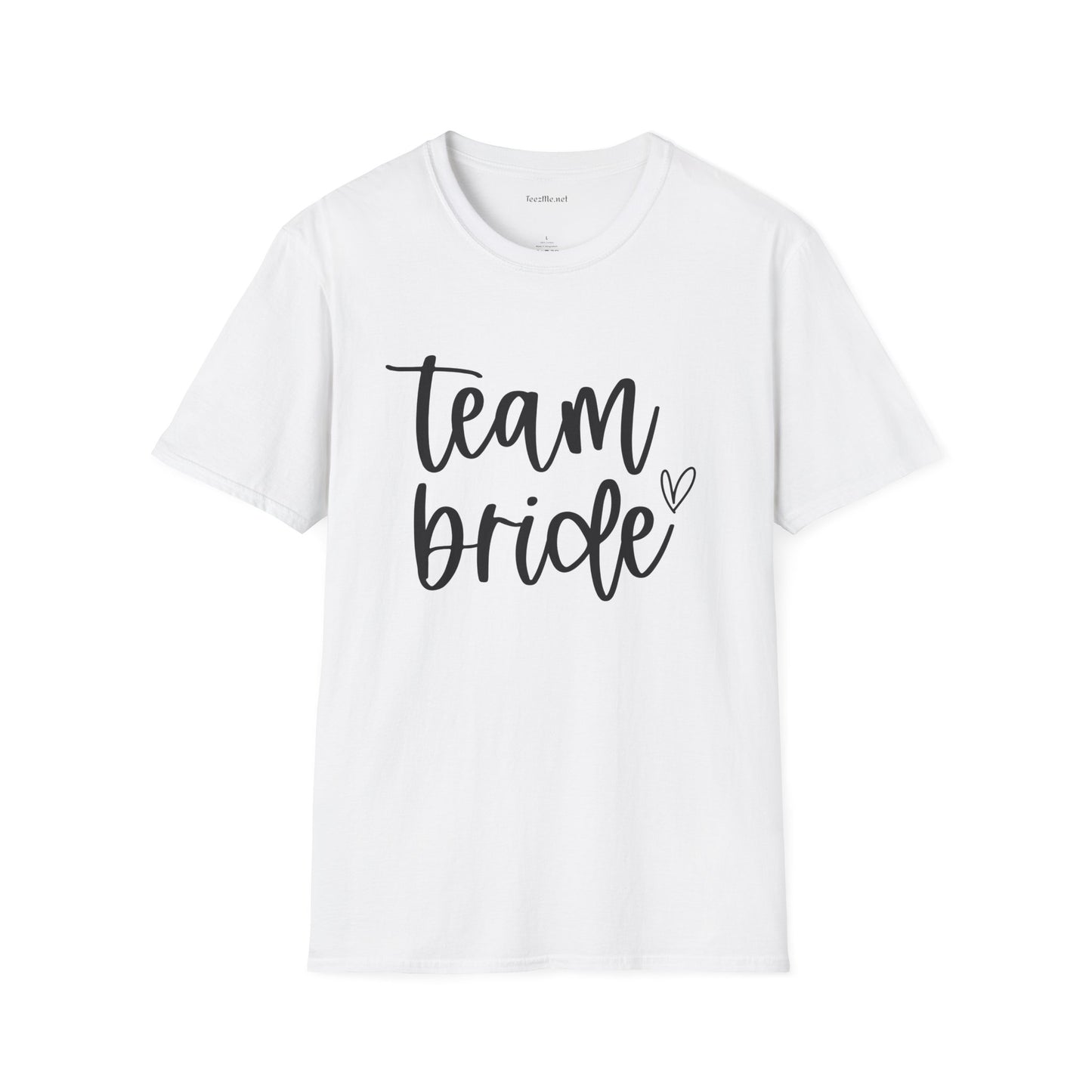 Team Bride Unisex Softstyle T-Shirt 100% Cotton Graphic Bridal Party