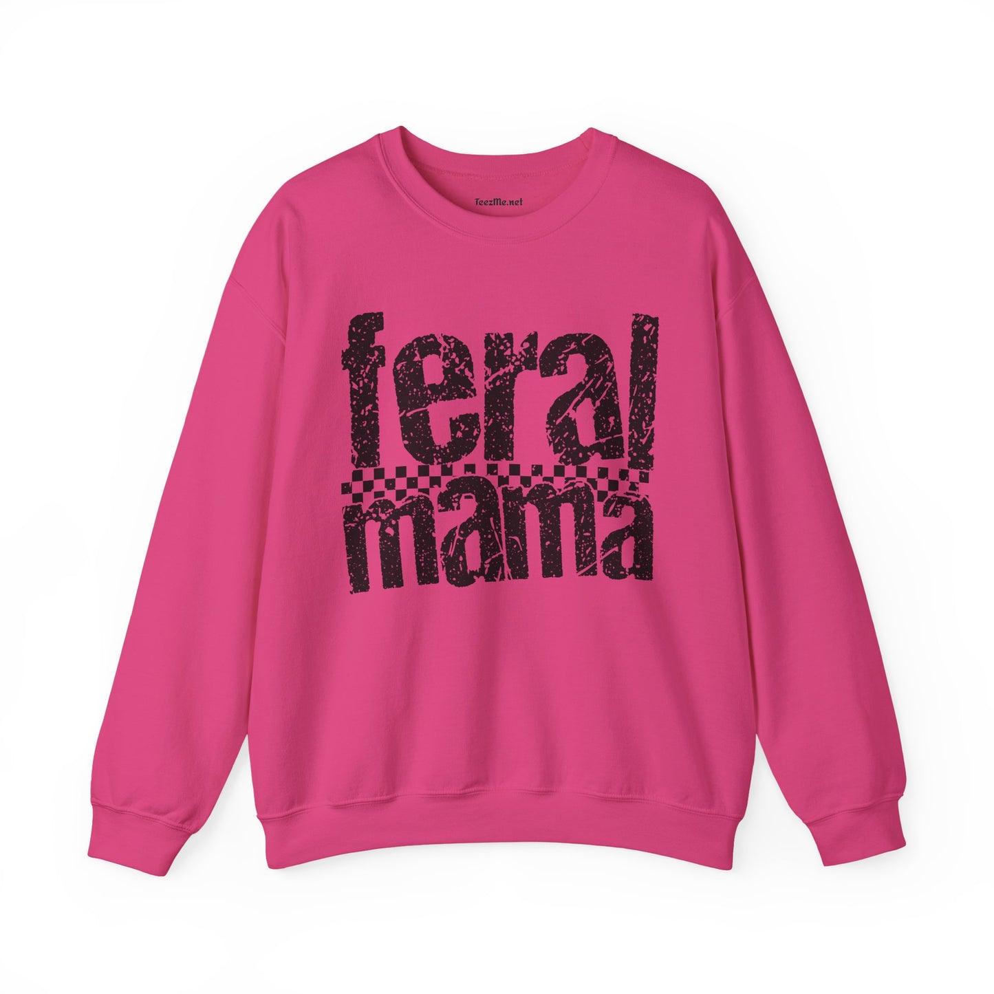 Feral Mama Unisex Heavy Blend™ Crewneck Sweatshirt Graphic