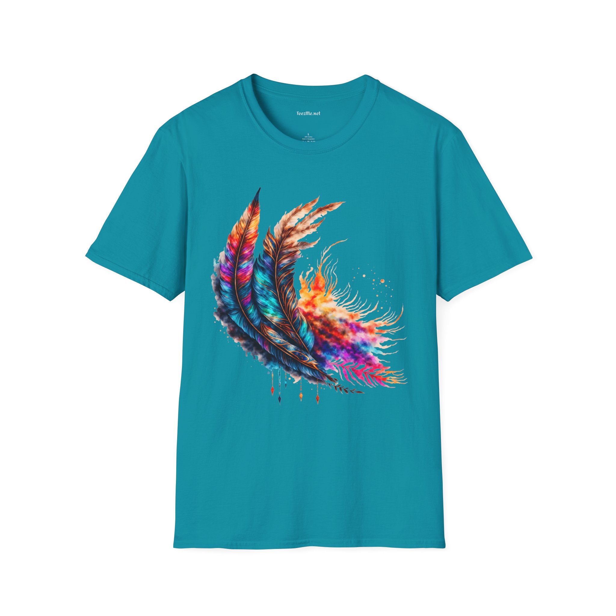 Eagle Feather (1) Unisex Softstyle T-Shirt 100% Cotton Graphic