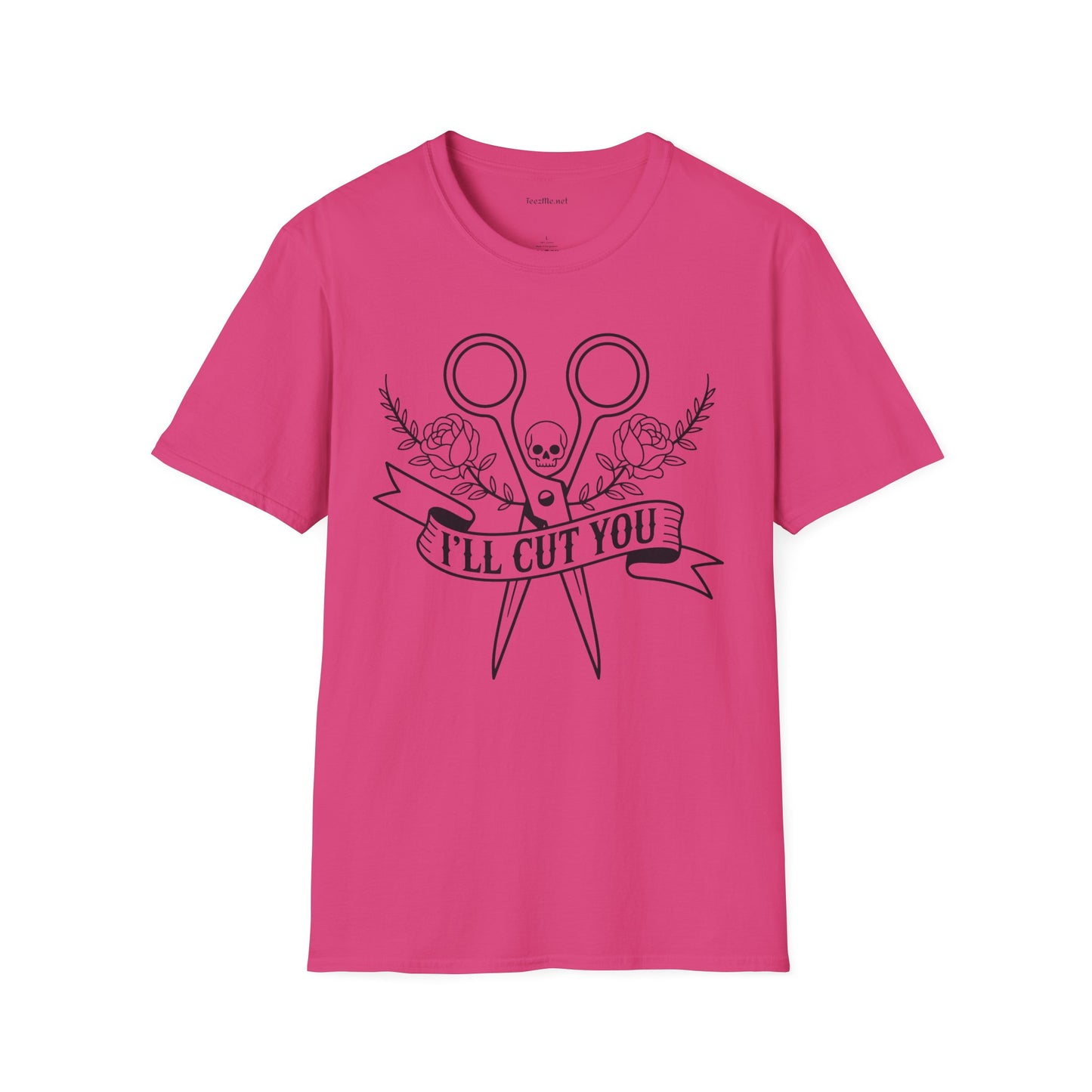 I'll Cut You Hairstylist Love Unisex Softstyle T-Shirt 100% Cotton Graphic