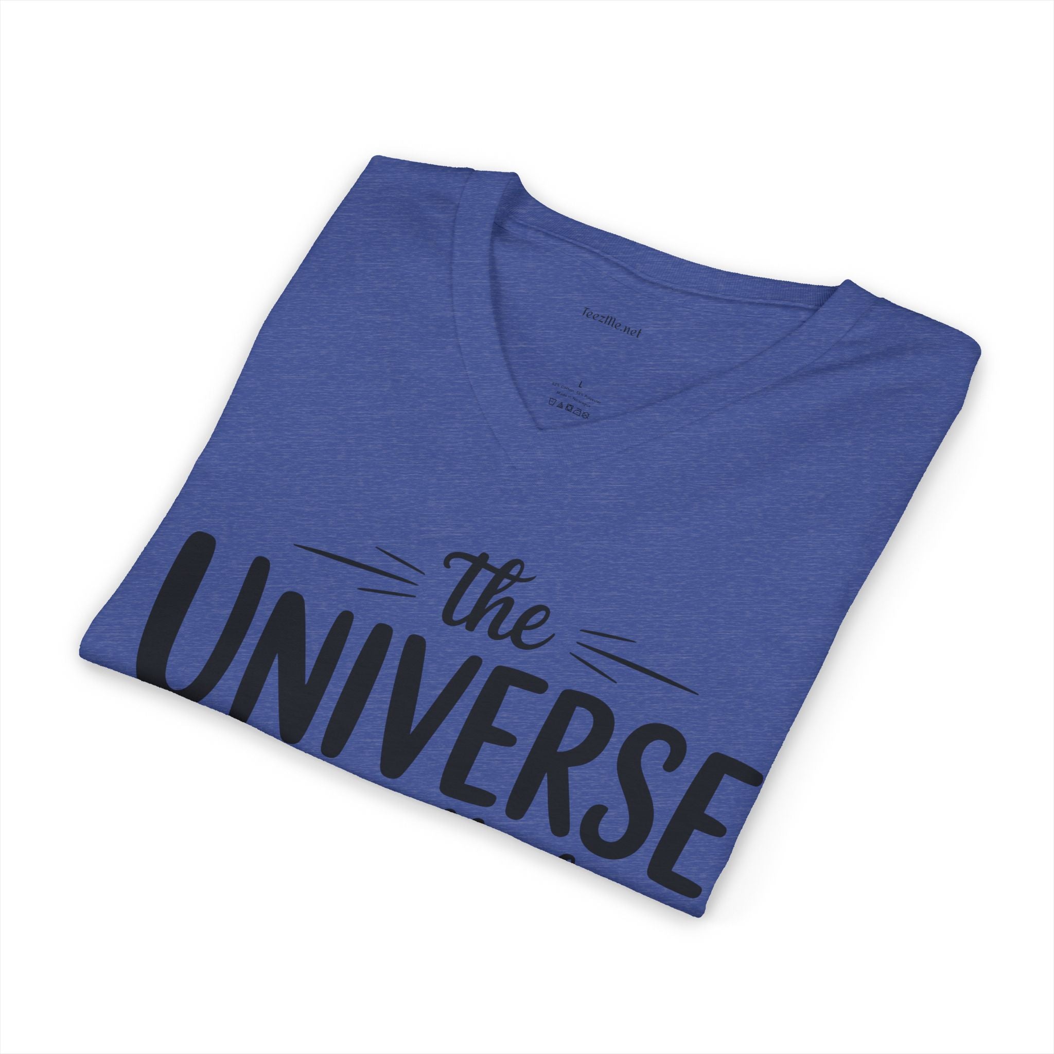 Magical Things V-Neck Tee — "The Universe Is Full of Magical Things"