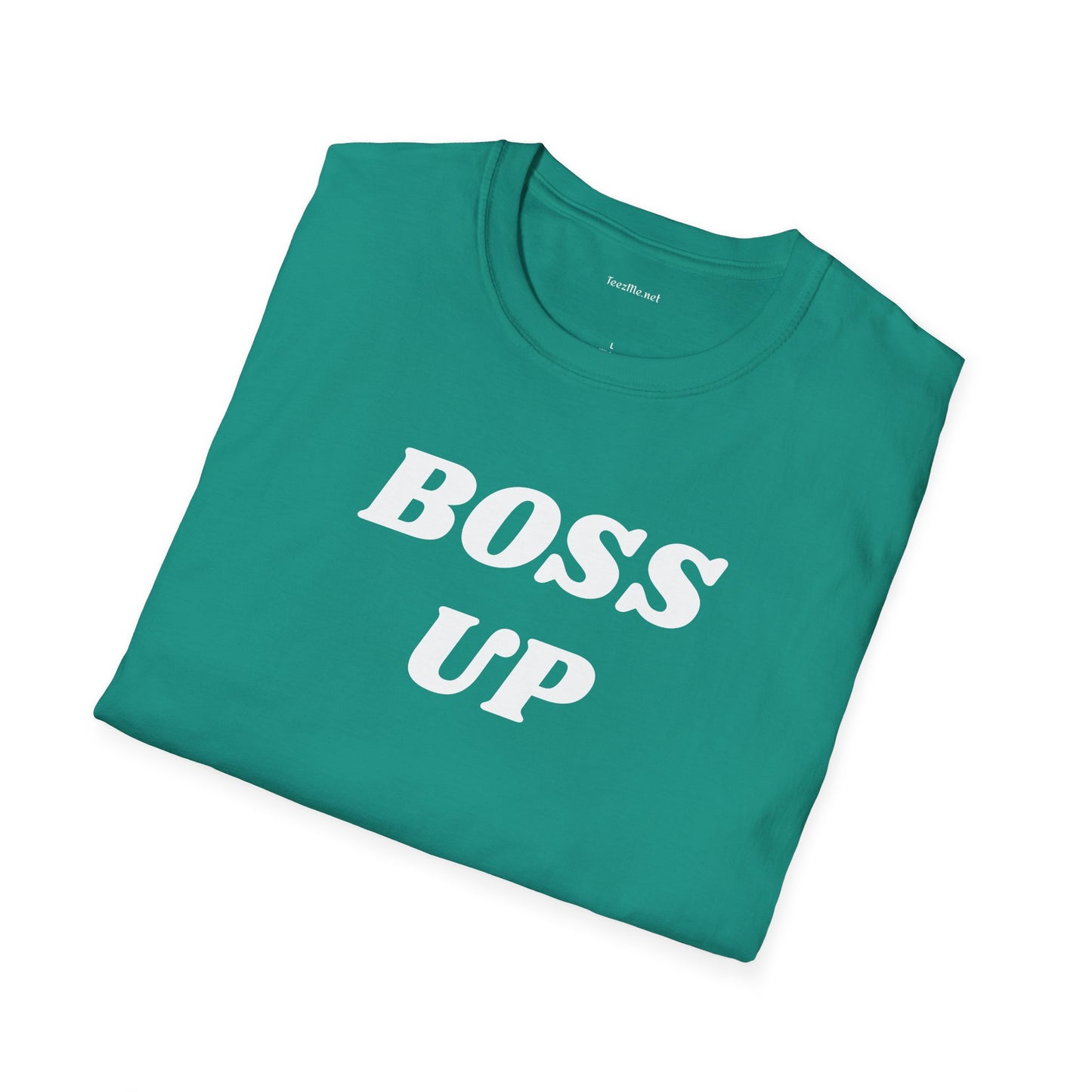 BOSS UP  - Unisex Softstyle T-Shirt 100% Cotton Graphic