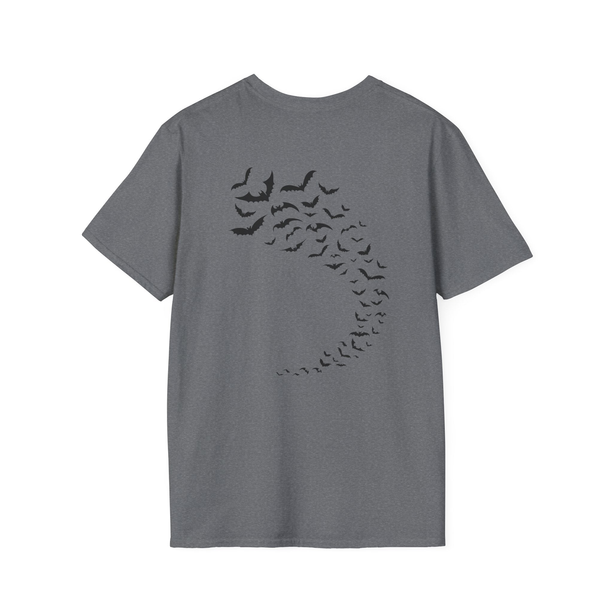 Bats in Flight Unisex Softstyle T-Shirt 100% Cotton Graphic