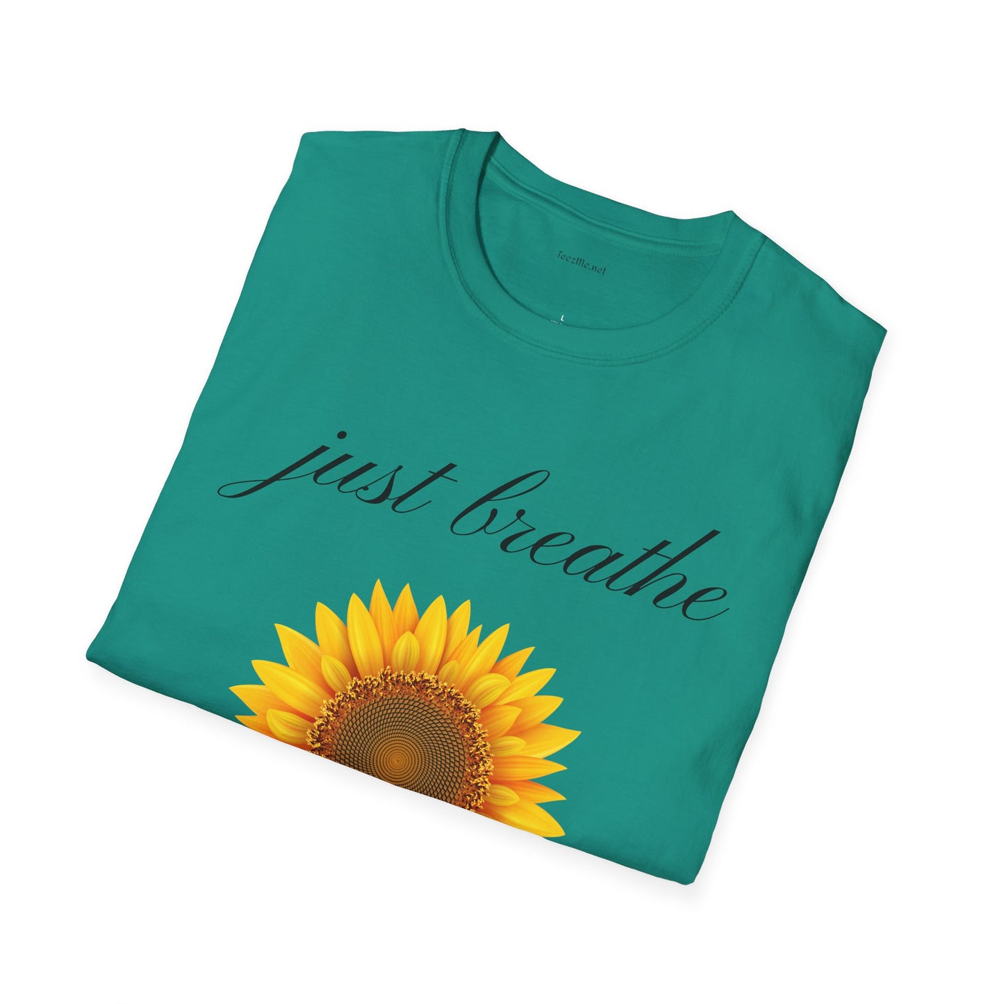 Just breathe - Unisex Softstyle T-Shirt 100% Cotton Graphic