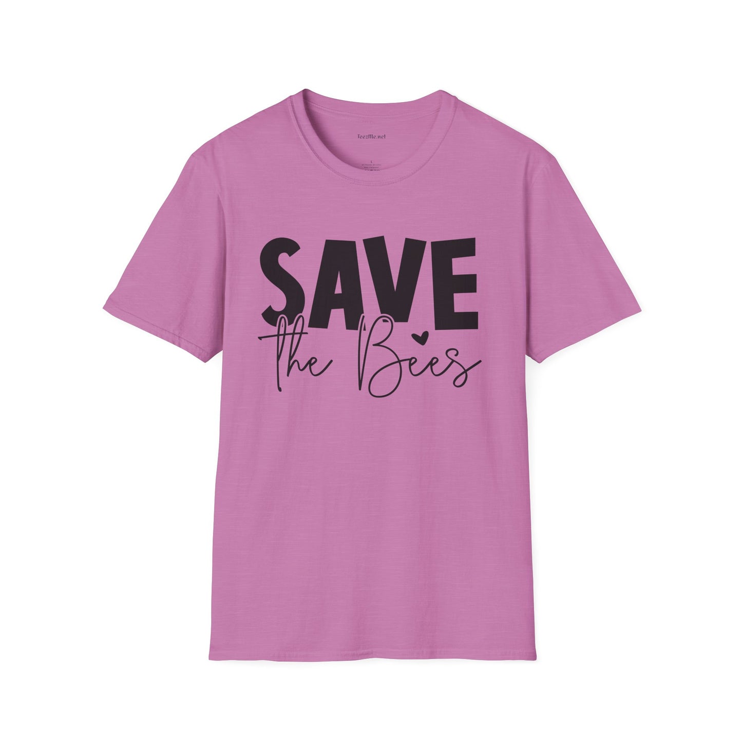 Save The Bees 03 Unisex Soft Style T-Shirt 100% Cotton Graphic