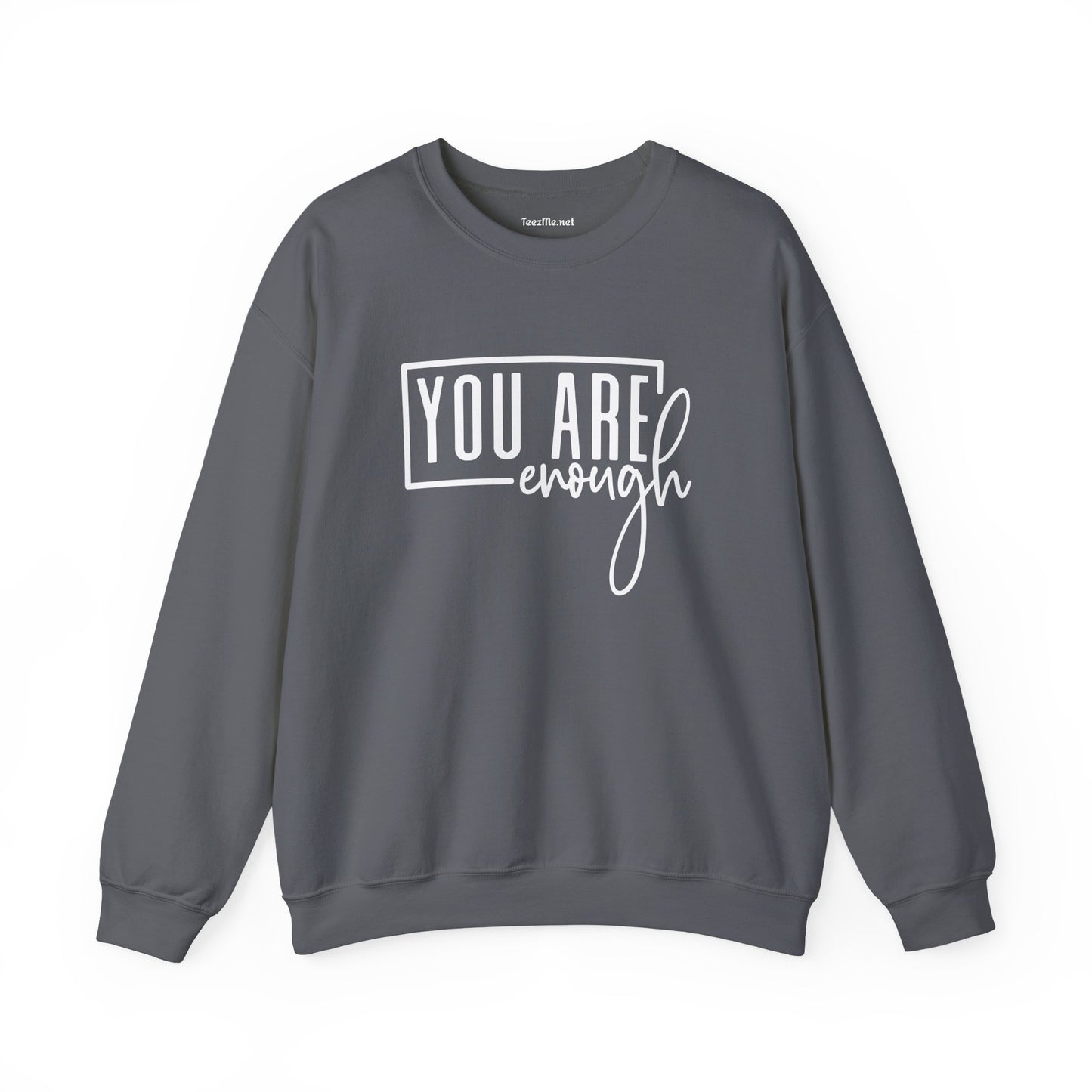 You Are Enough 01  Unisex Heavy Blend™ Crewneck Sweatshirt Inspirational