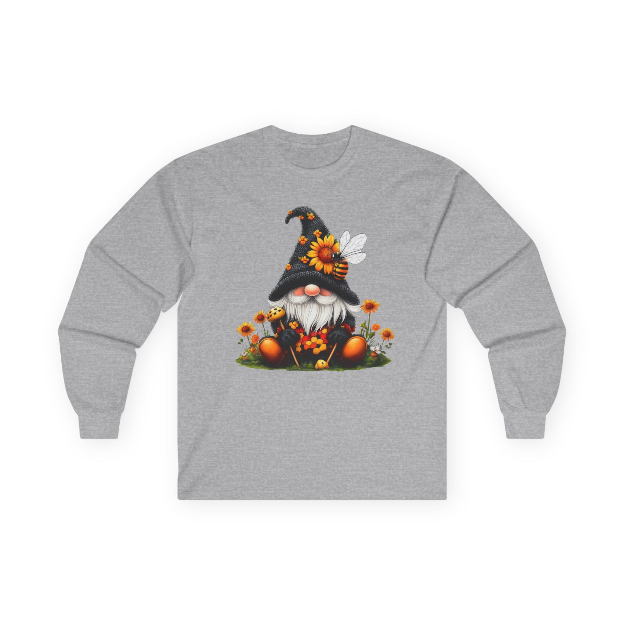 Honey Bee Gnome 02 Unisex Ultra Cotton Long Sleeve Tee