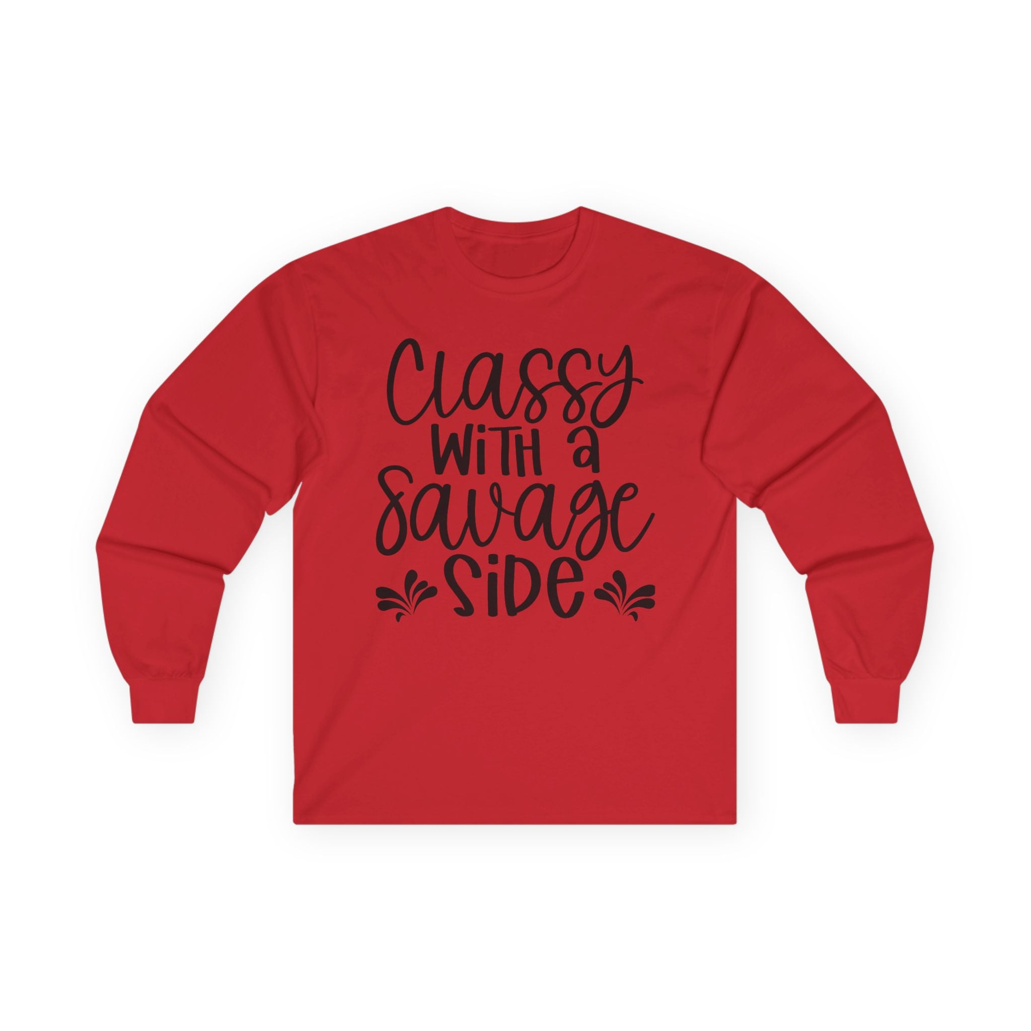 Classy with a Savage Side Unisex Ultra Cotton Long Sleeve Tee