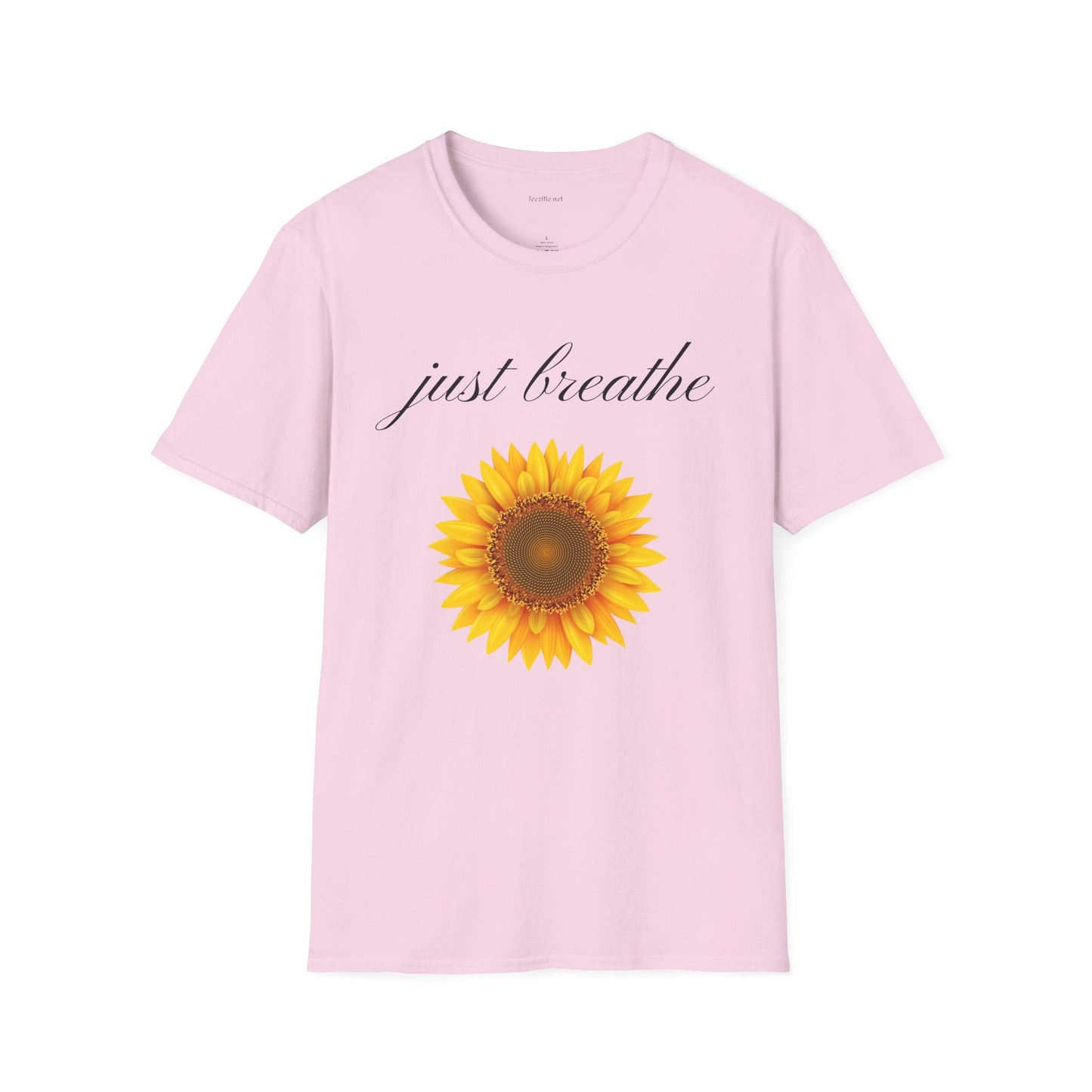 Just breathe - Unisex Softstyle T-Shirt 100% Cotton Graphic
