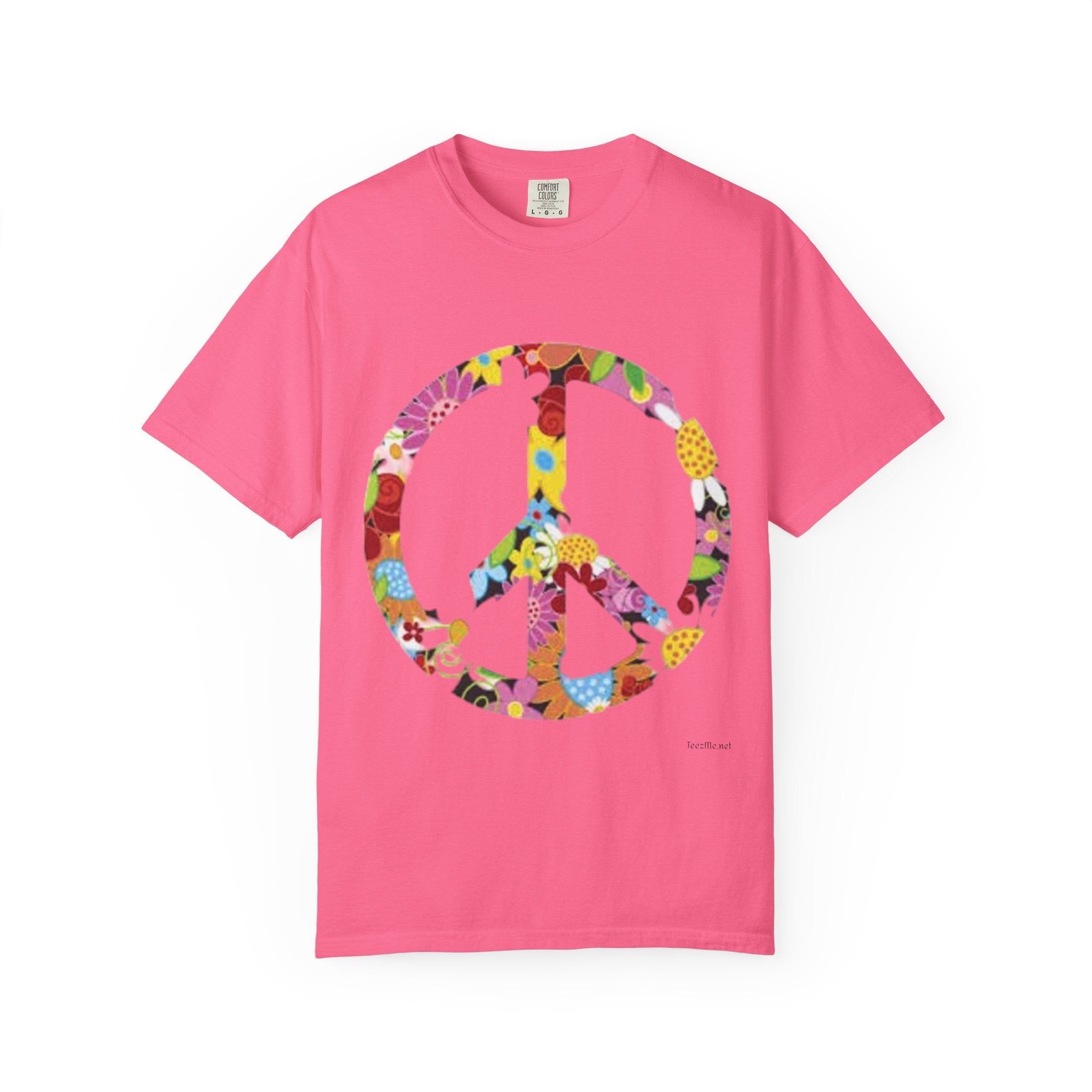 Peace Sign Unisex Garment-Dyed T-shirt