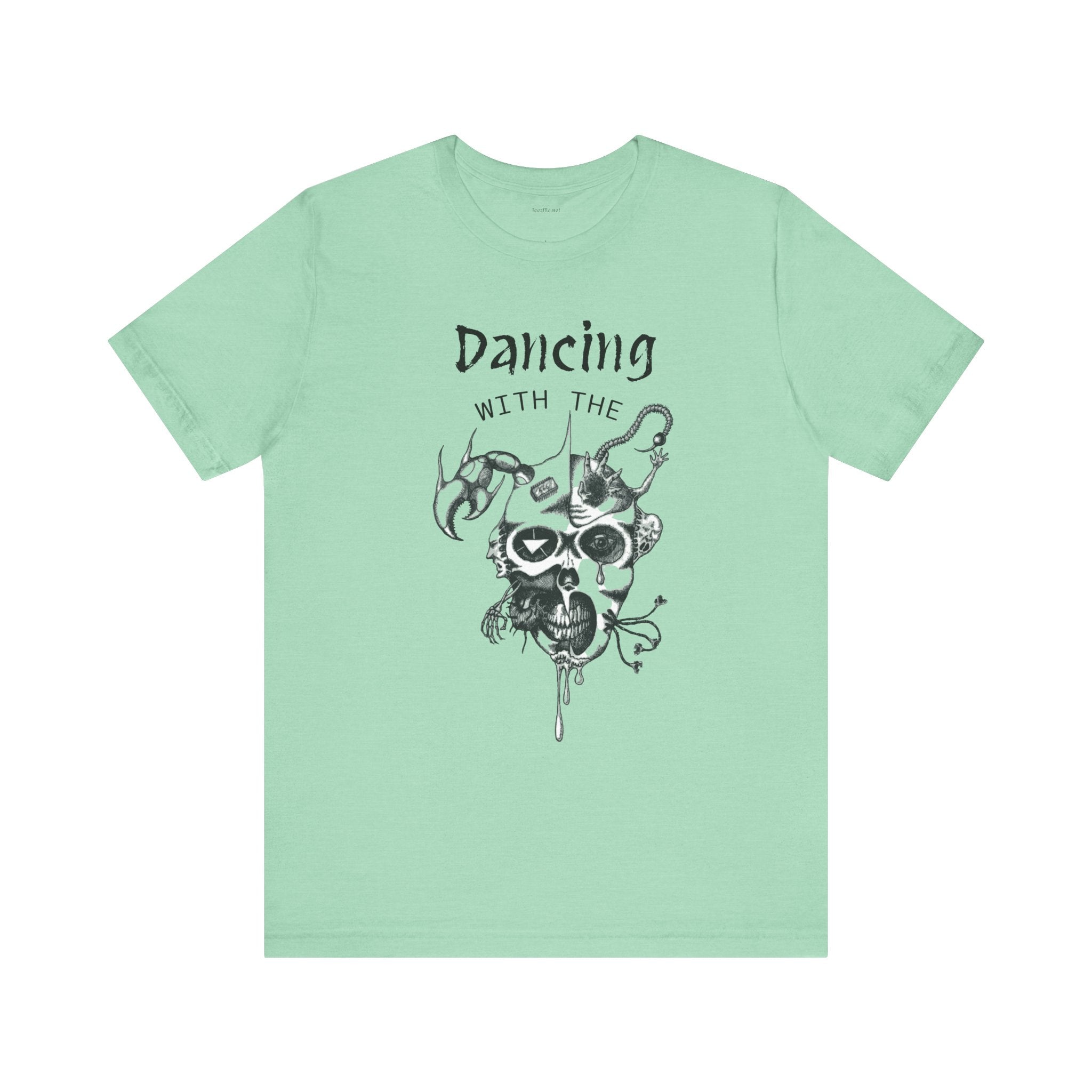 Dancing with the Devil (image) - Unisex Jersey Short Sleeve Tee