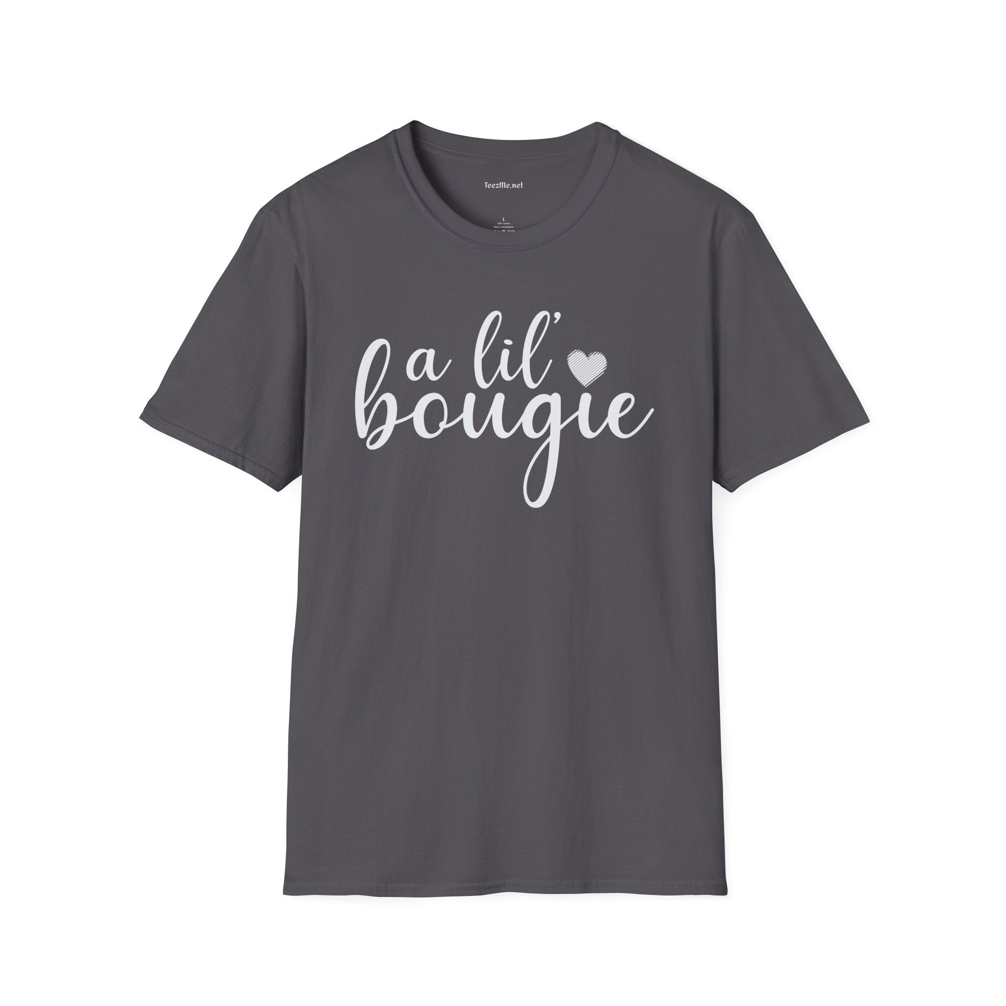 A lil bougie Unisex Softstyle T-Shirt 100% Cotton Graphic