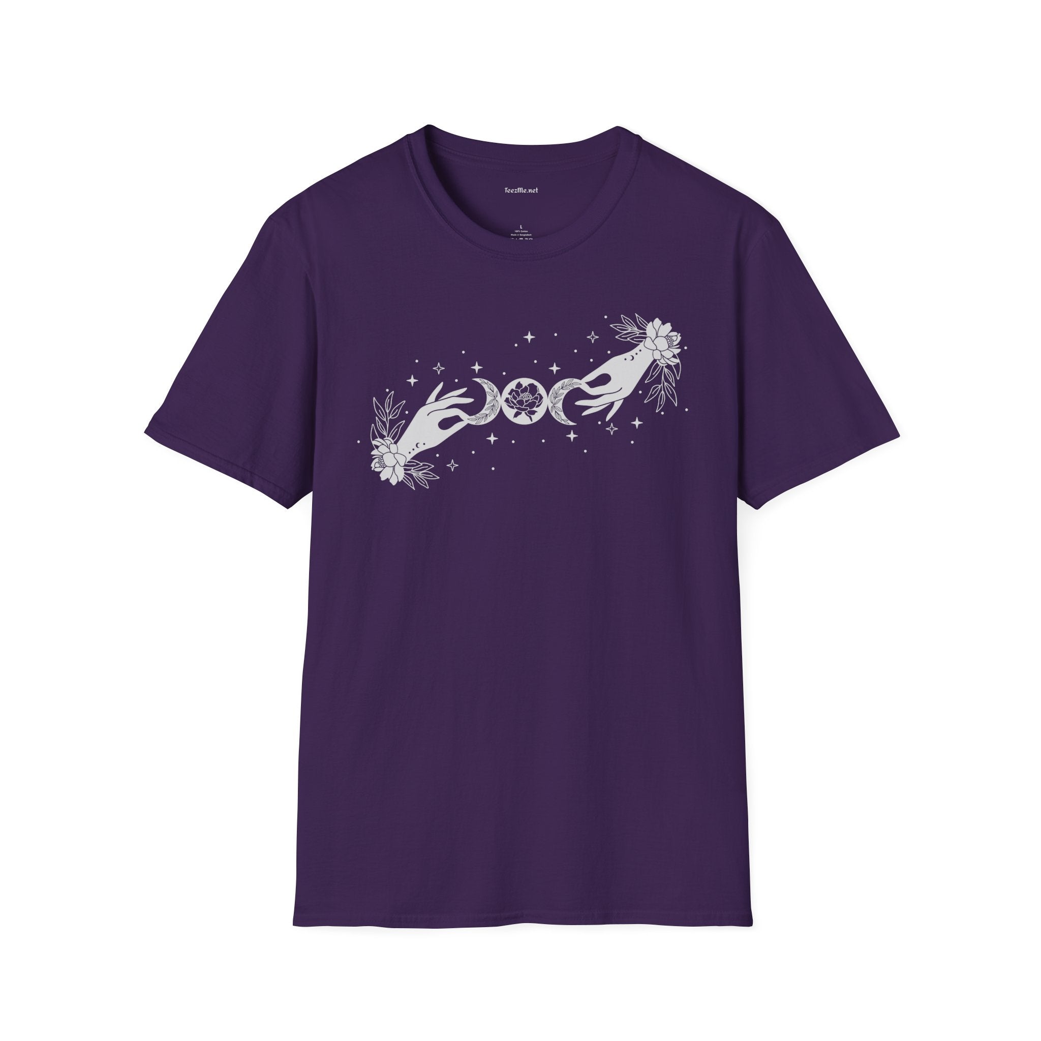 BOHO Mystical Moon - Unisex Softstyle T-Shirt 100% Cotton Graphic