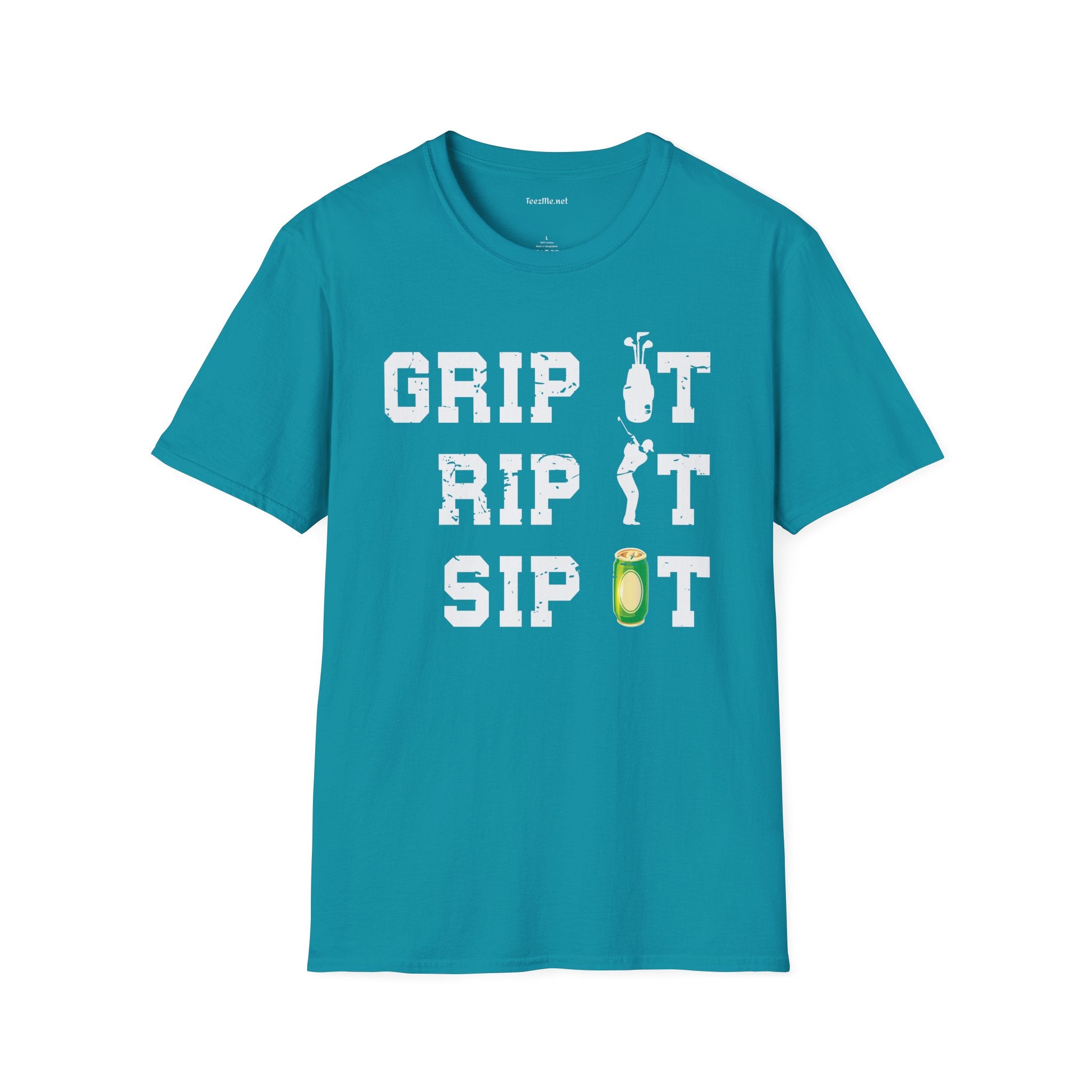 Funny Golf Unisex Softstyle T-Shirt 100% Cotton