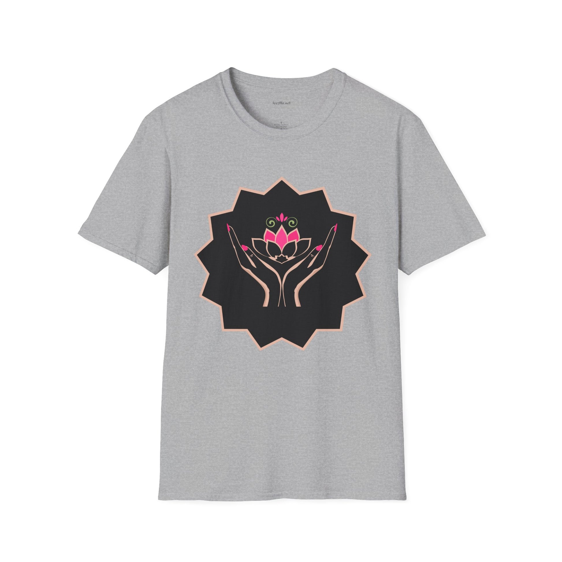 Pink Lotus - Unisex Softstyle T-Shirt 100% Cotton Graphic