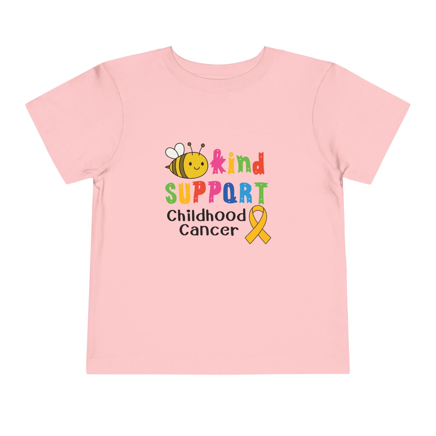 Bee Kind (Support Childhood Cancer)- Kids Softstyle Tee Children