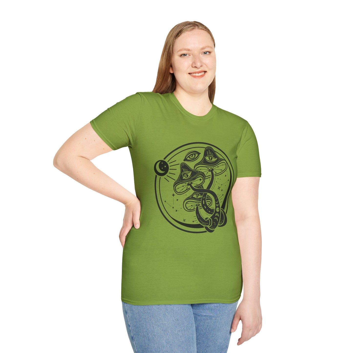 Mushrooms - Unisex Softstyle T-Shirt 100% Cotton Graphic