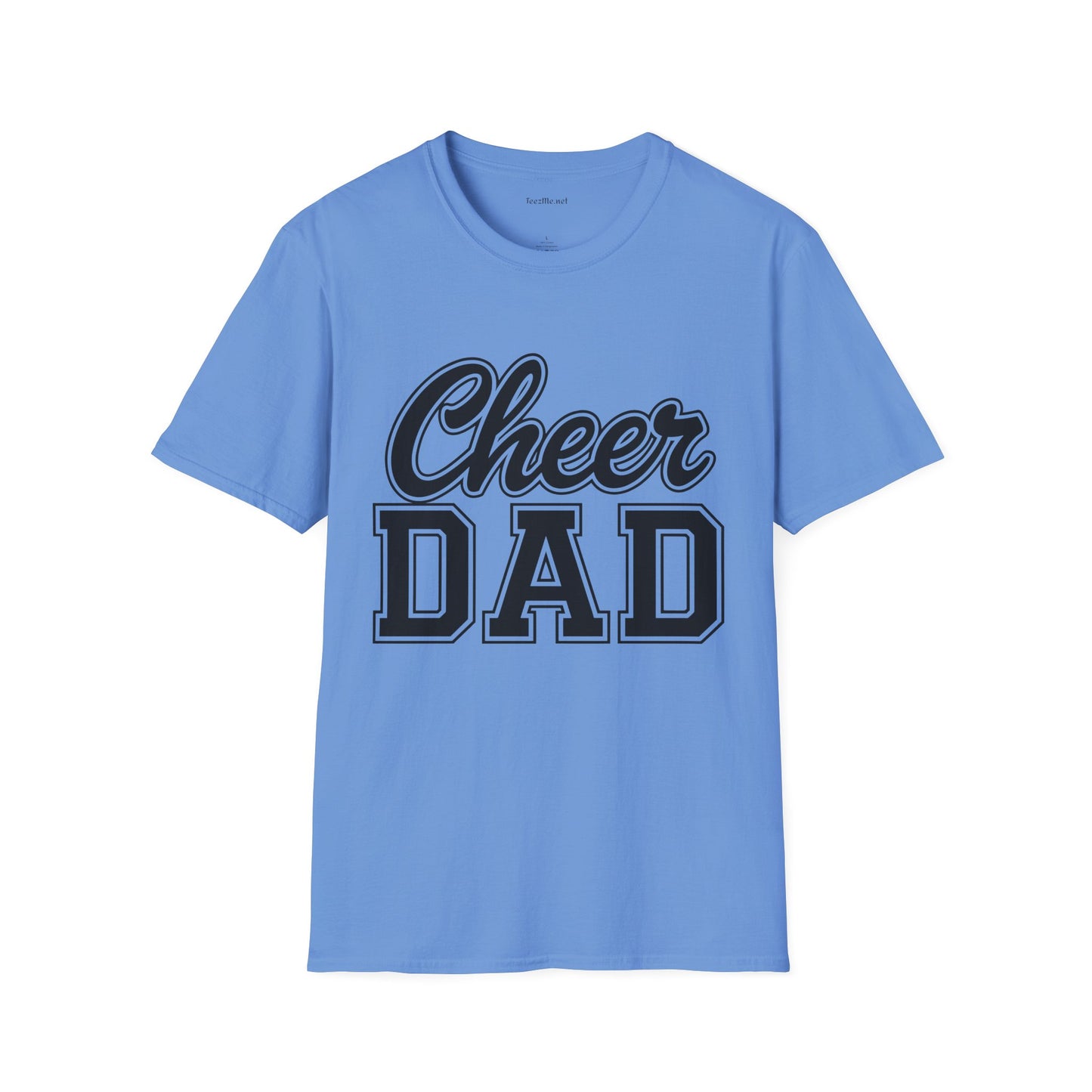 Cheer Dad Unisex Soft Style T-Shirt 100% Cotton Graphic