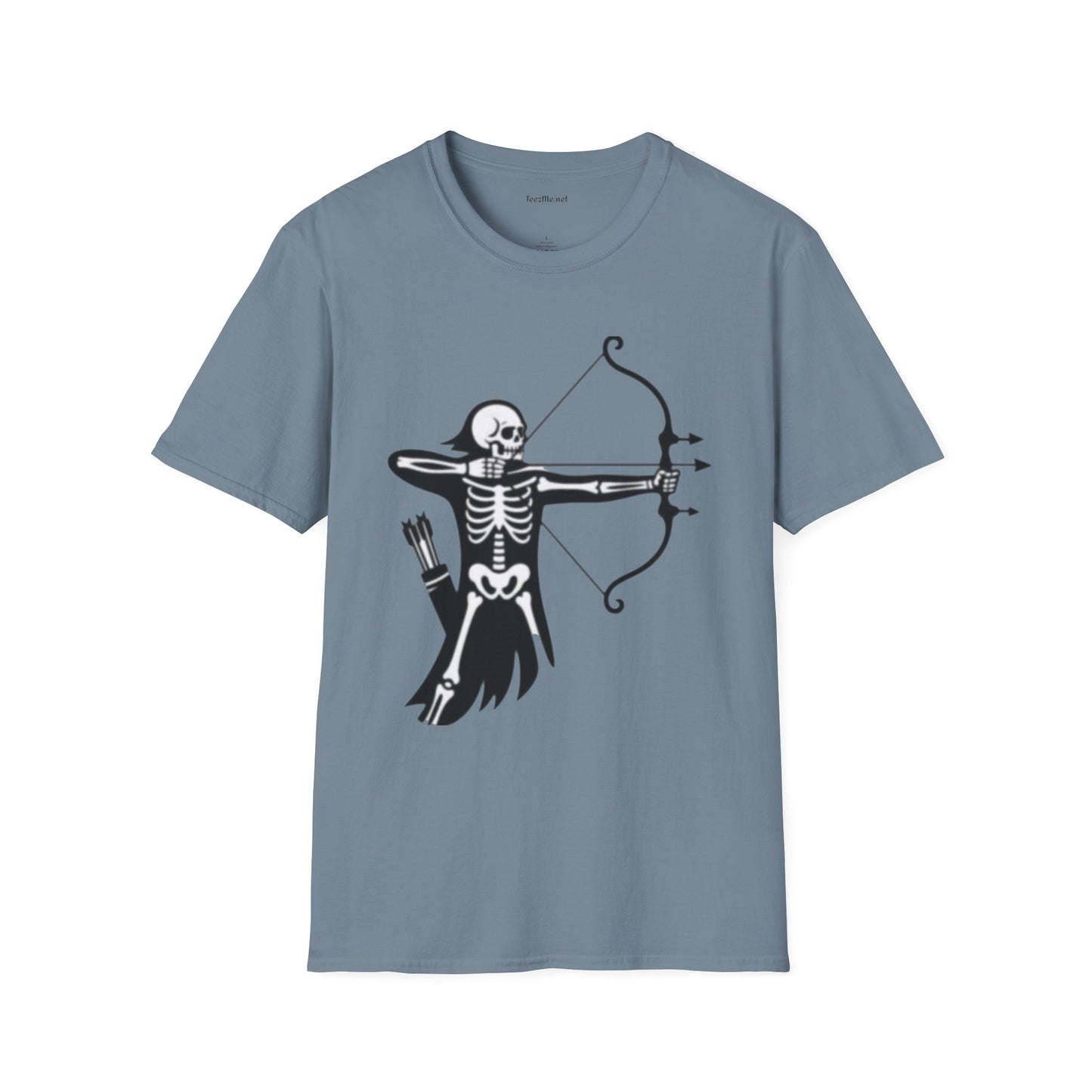 Skeleton Archer Unisex Softstyle T-Shirt 100% Cotton Graphic