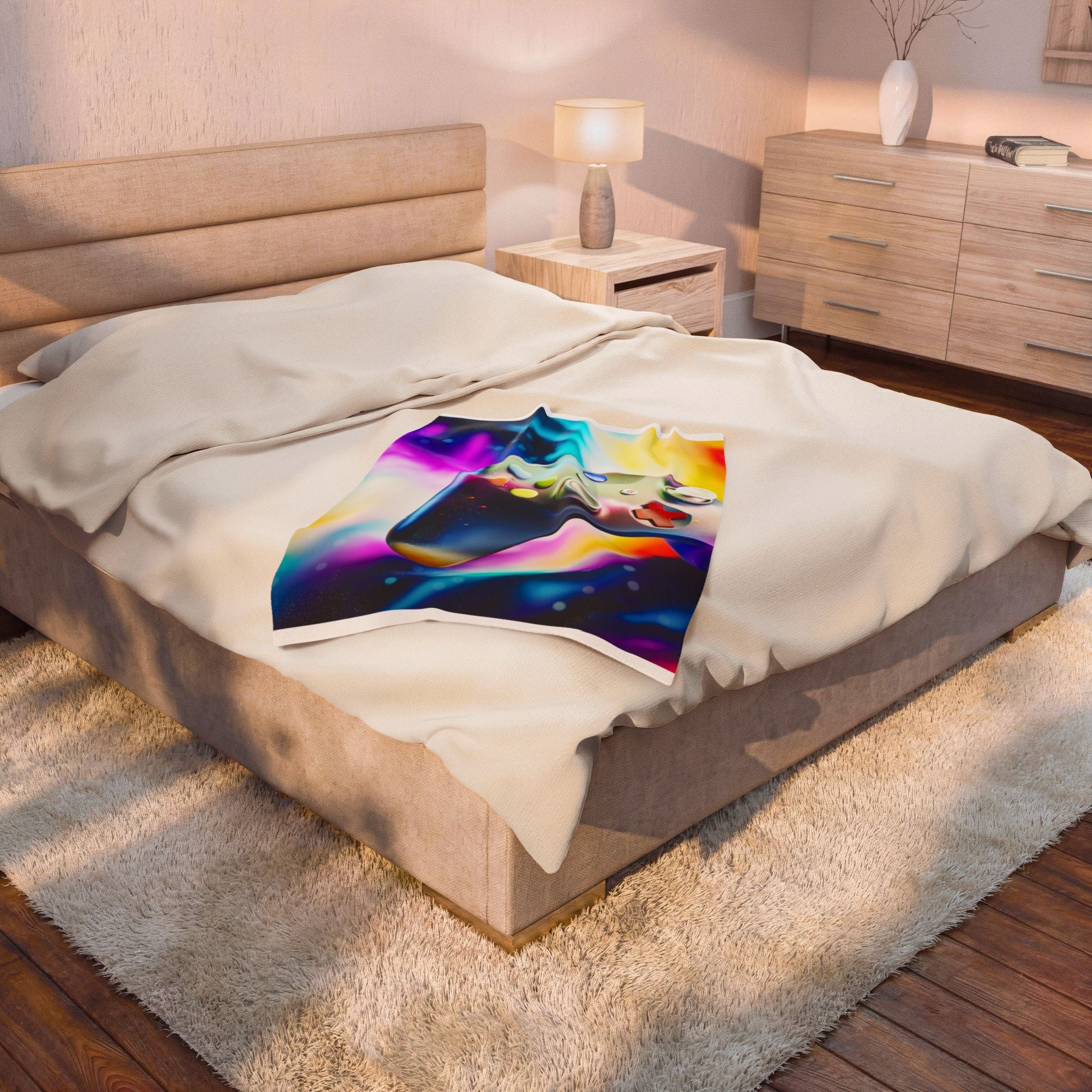 Video Game Velveteen Plush Blanket